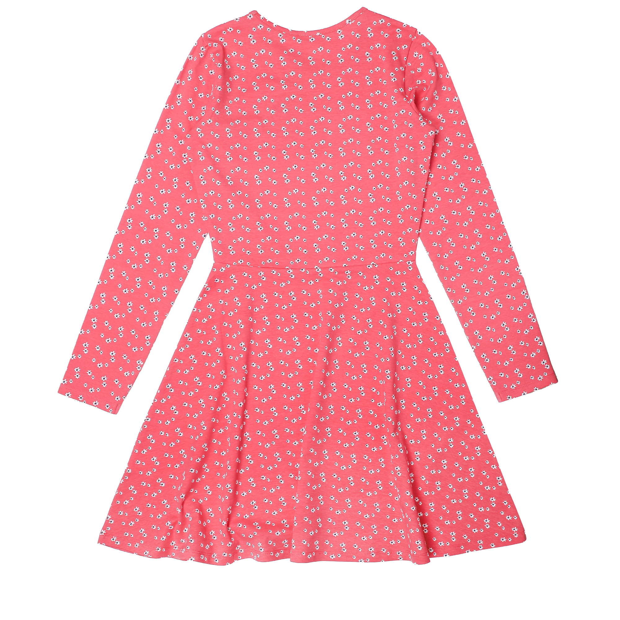 Robe rayée à manches longues 8/12 ans - Bleu foncé