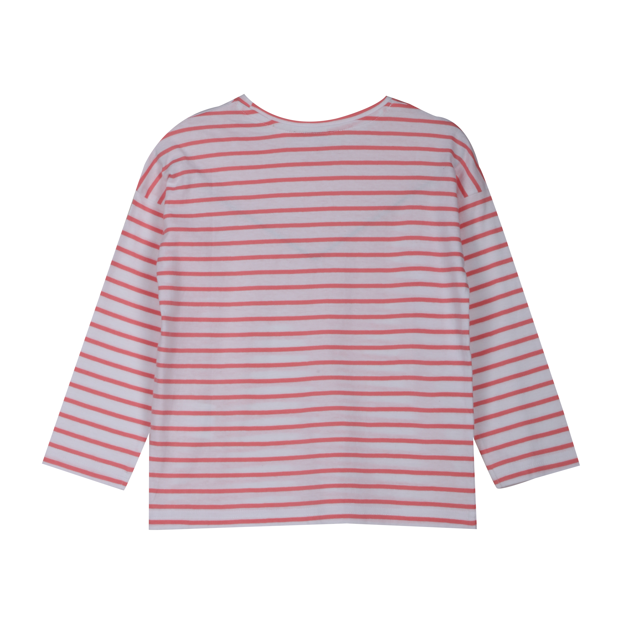 Tee-shirt manches longues marinière 3/6ans - Bleu foncé