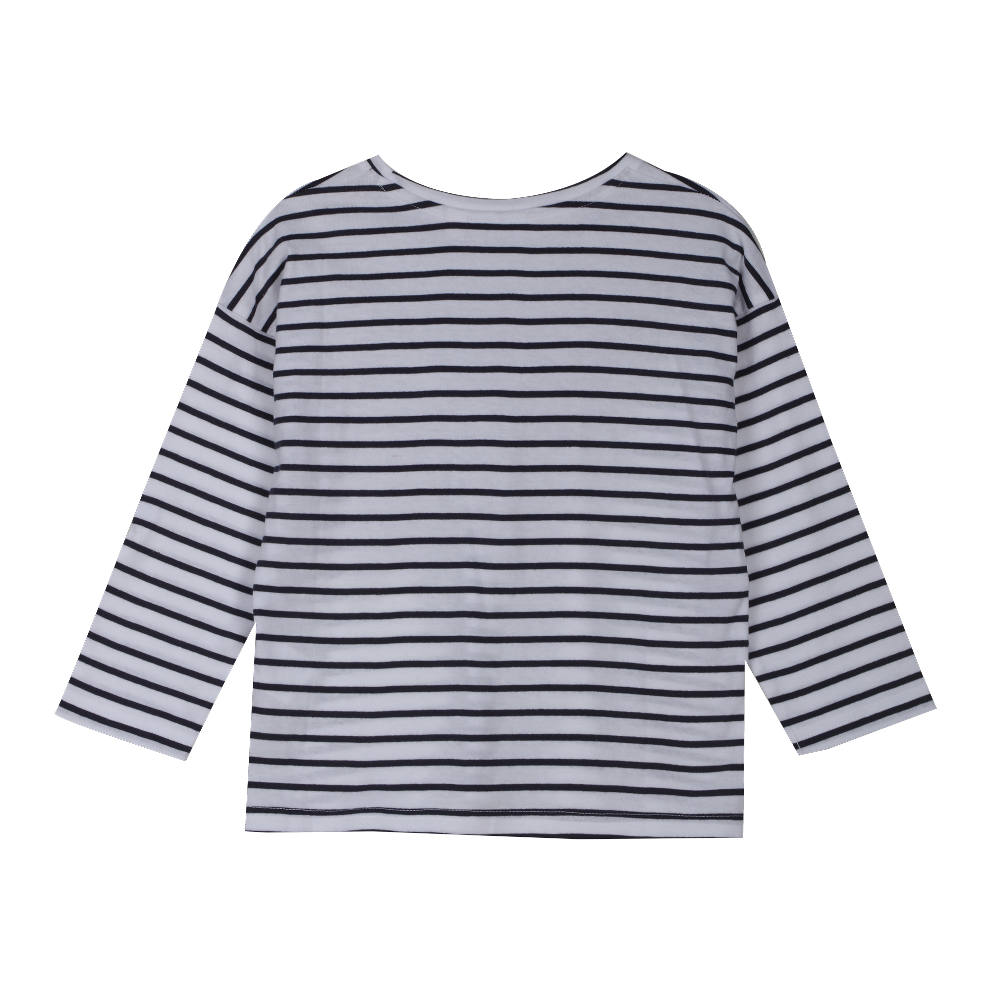 Tee-shirt manches longues marinière 3/6ans - Rose