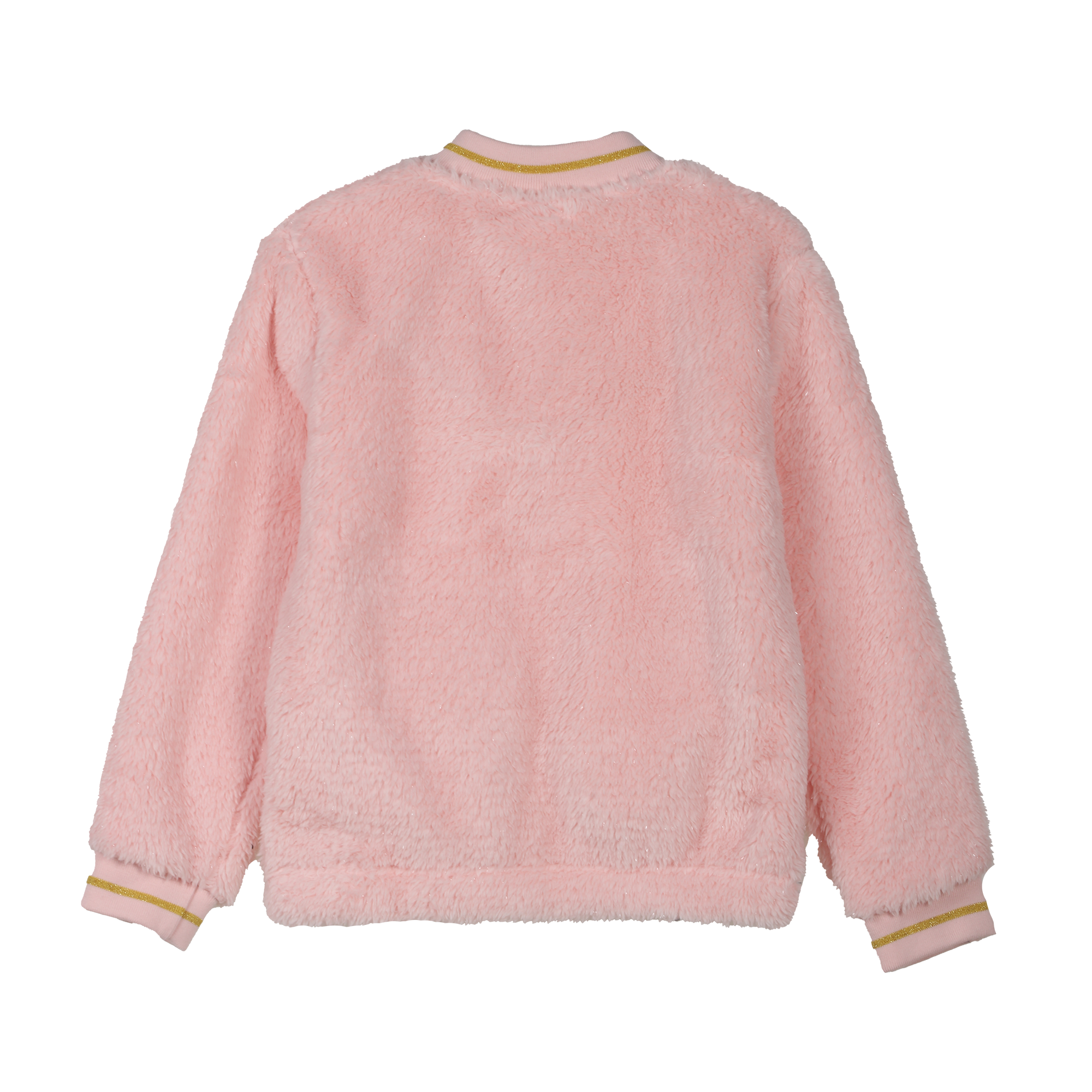 Sweat zippé fausse fourrure 3/6ans  - Blanc