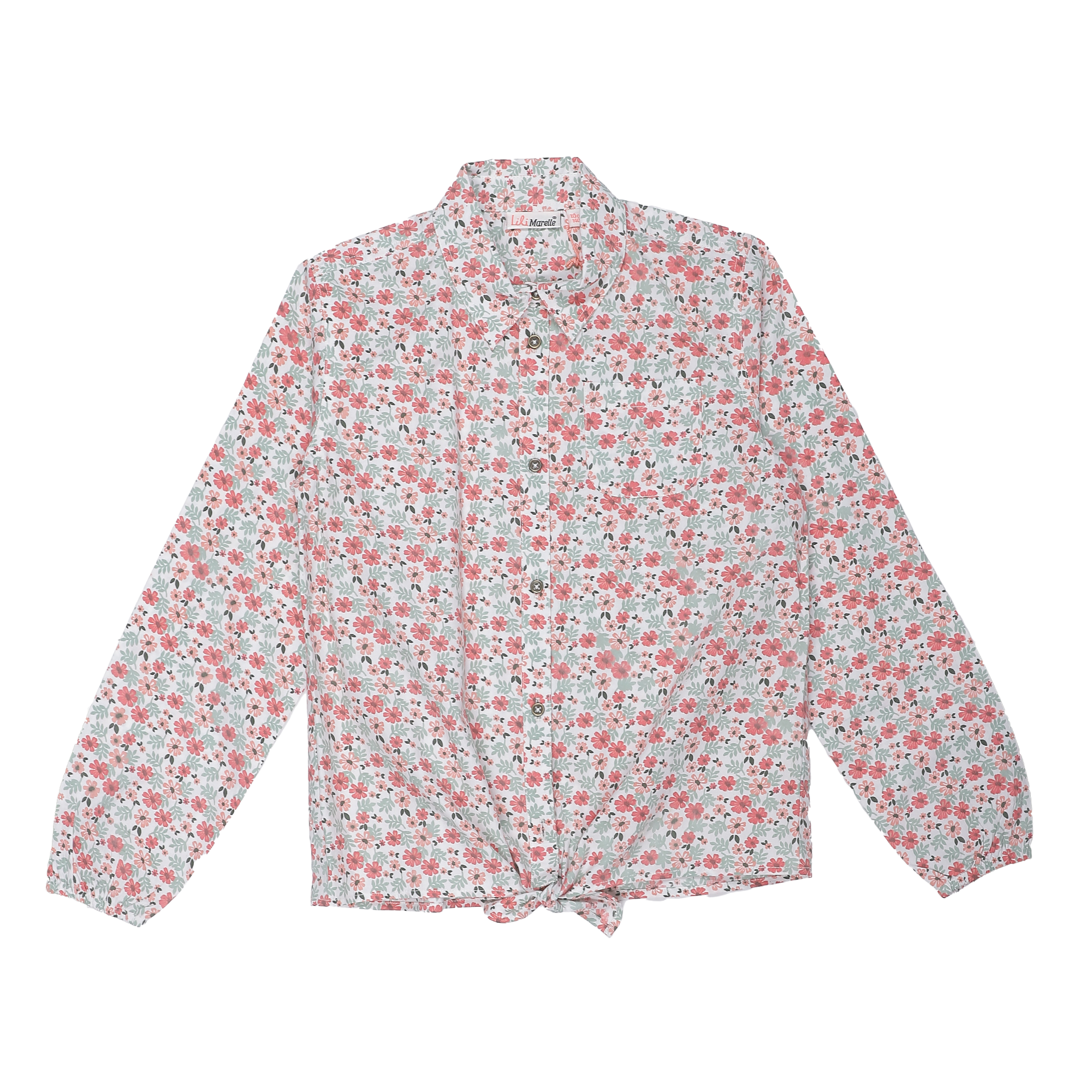 Chemise nouée 3/10 ans - Blanc