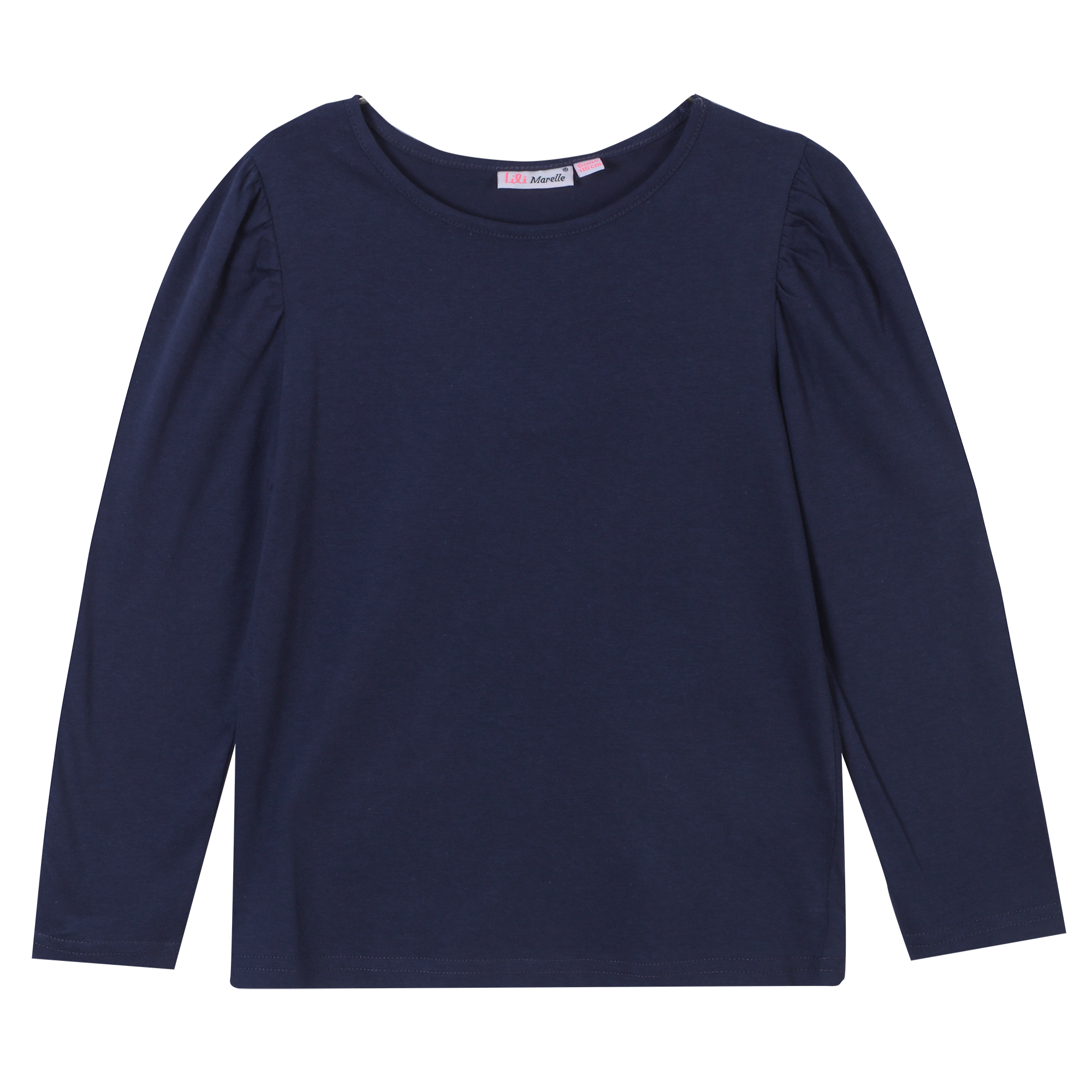 Tee-shirt uni manches longues 3/12 ans - Blanc