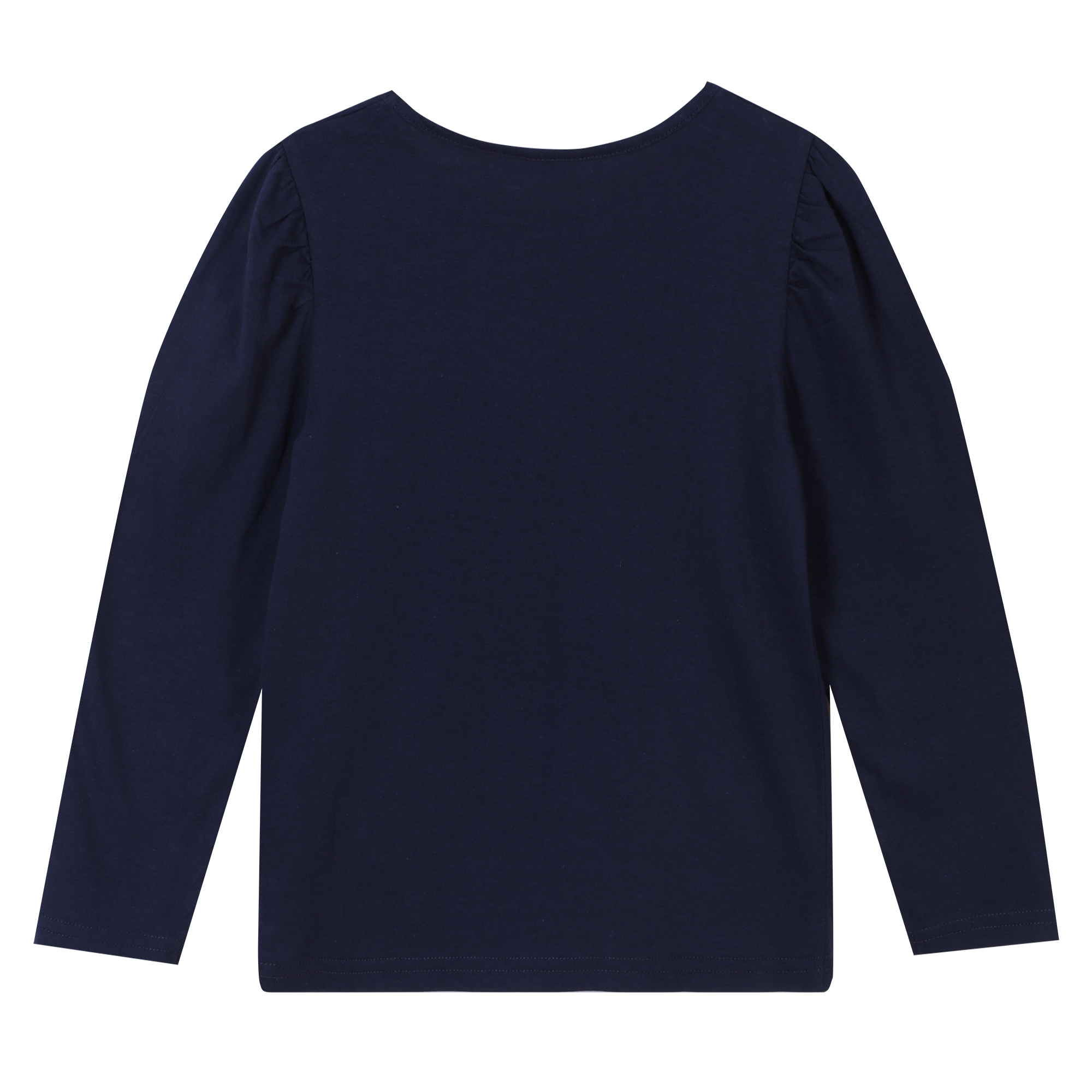 Tee-shirt uni manches longues 3/12 ans - Rose