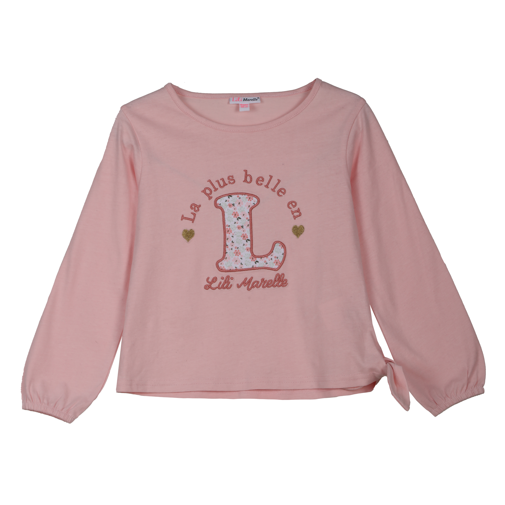 Tee-shirt manches longues avec nœud 3/10 ans - Vert