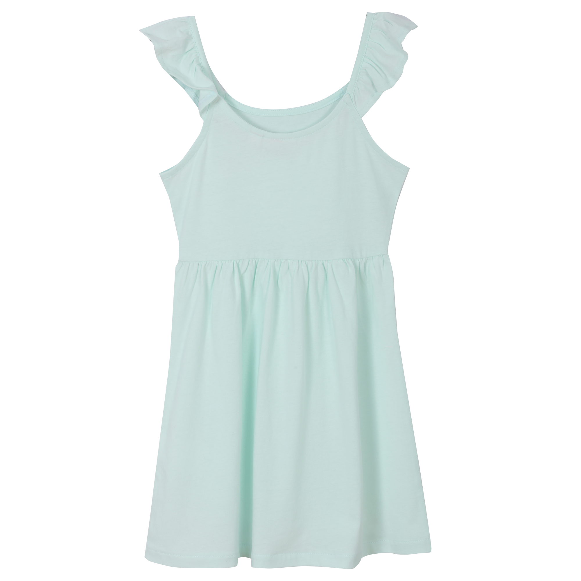 Robe à volants 3/6 ans - Jaune