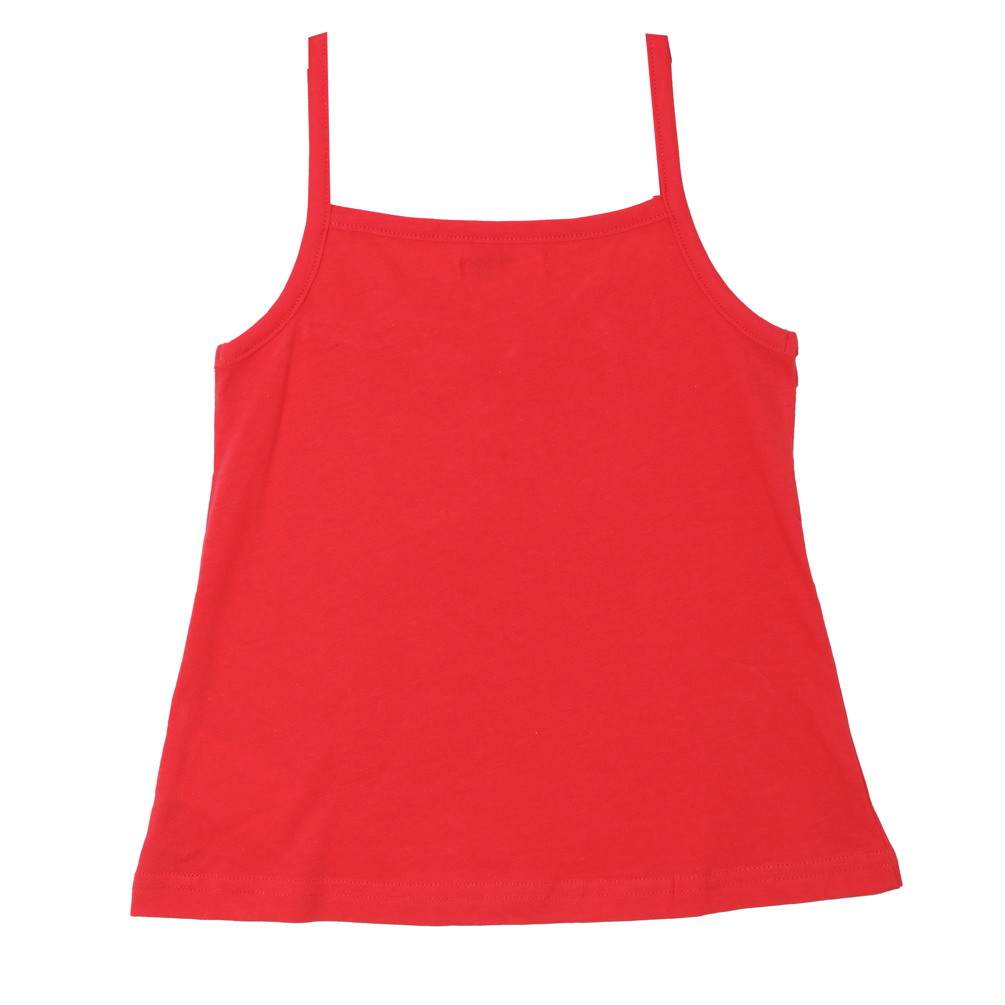 Lot de 2 débardeurs à volants 3/6 ans - Rouge