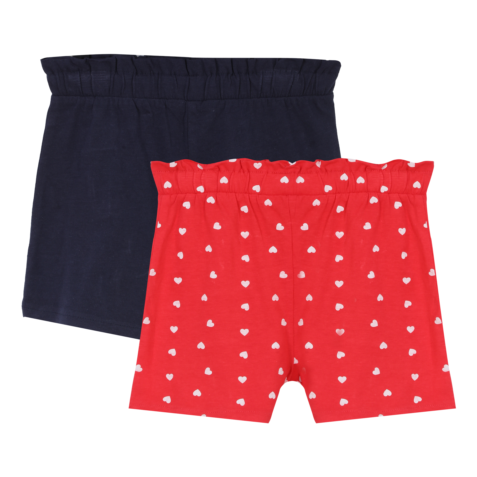 Lot de 2 shorts 3/6 ans - Rouge