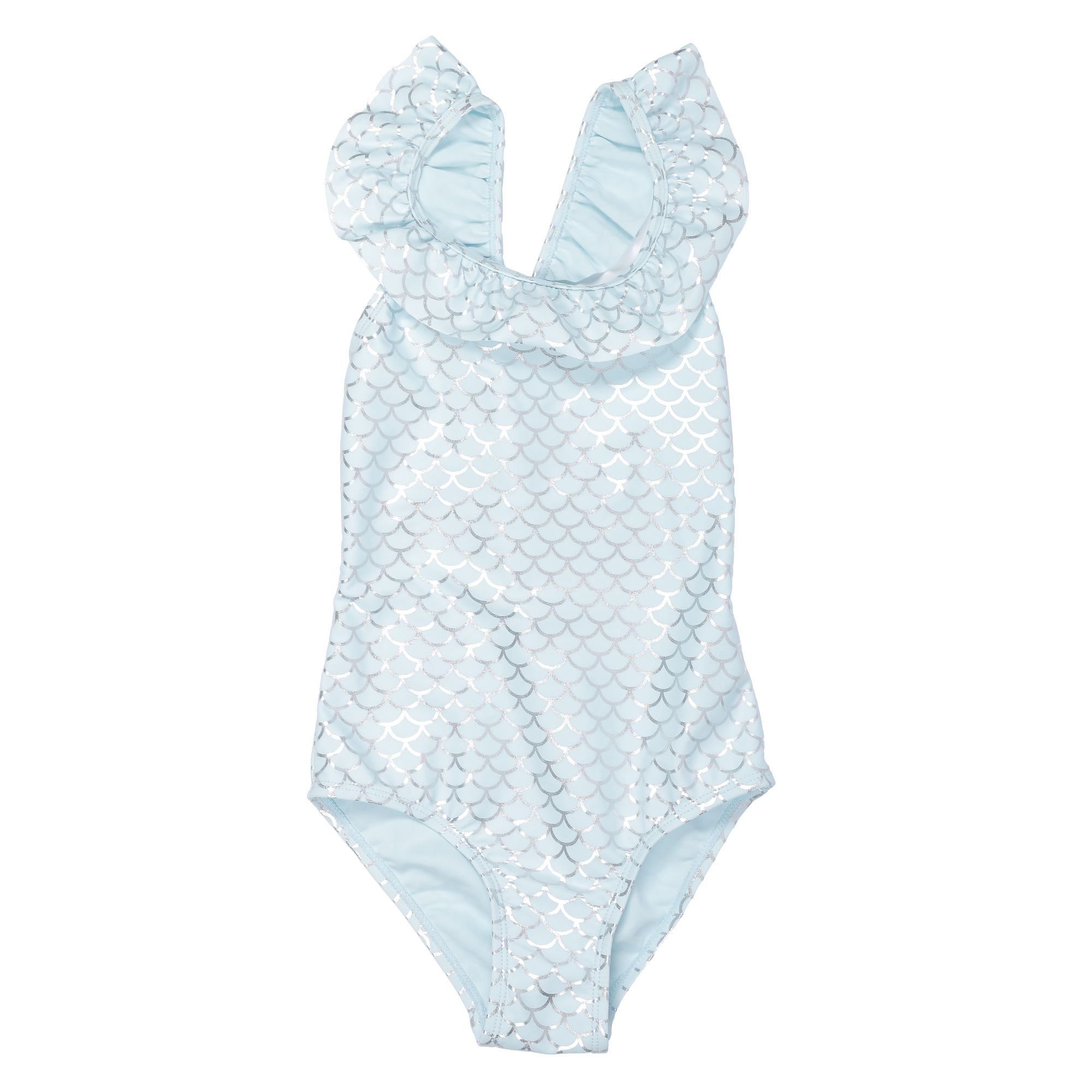 Maillot de bain 1 pièce à volant - Multicolore