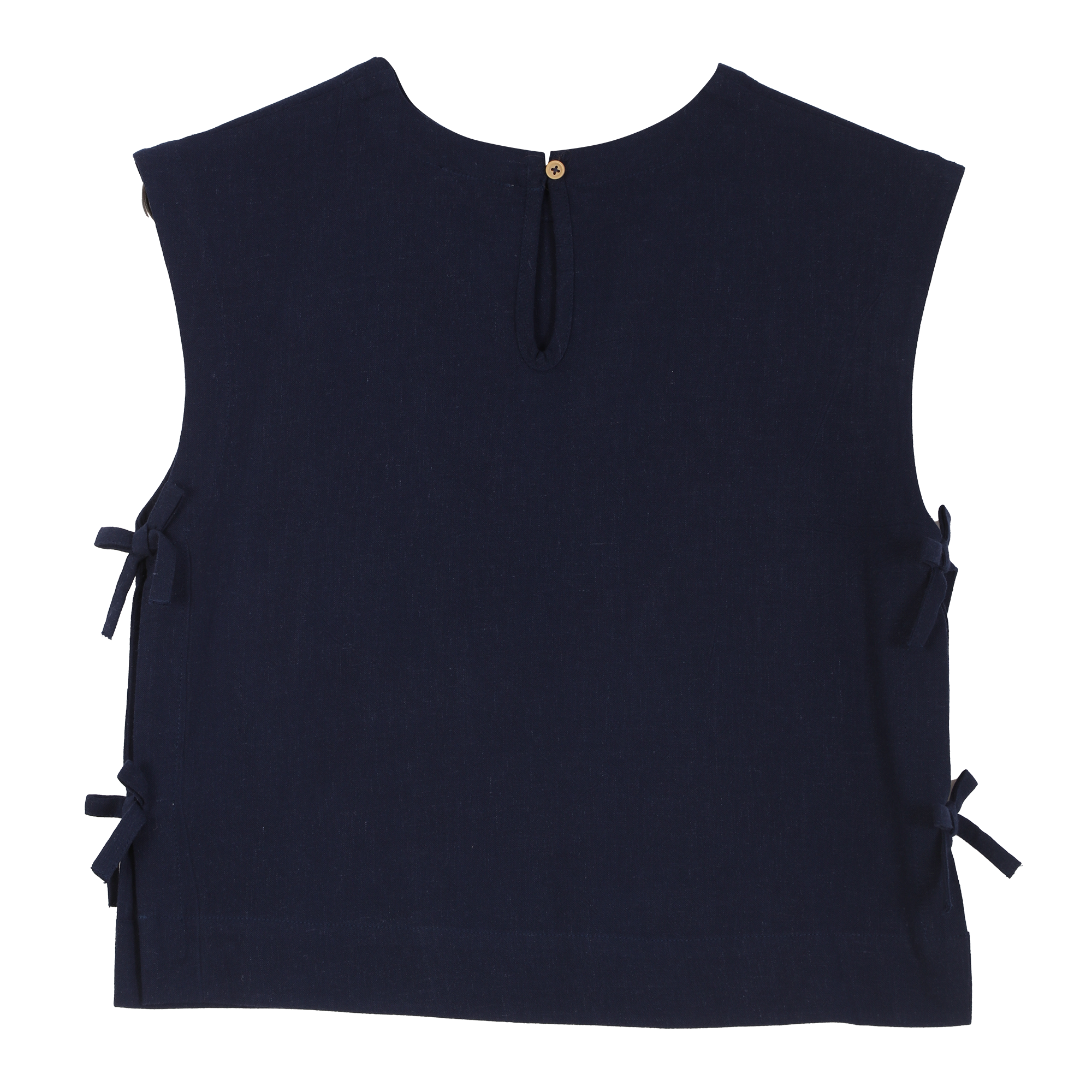 Top sans manches noué 3/12 ans - Beige