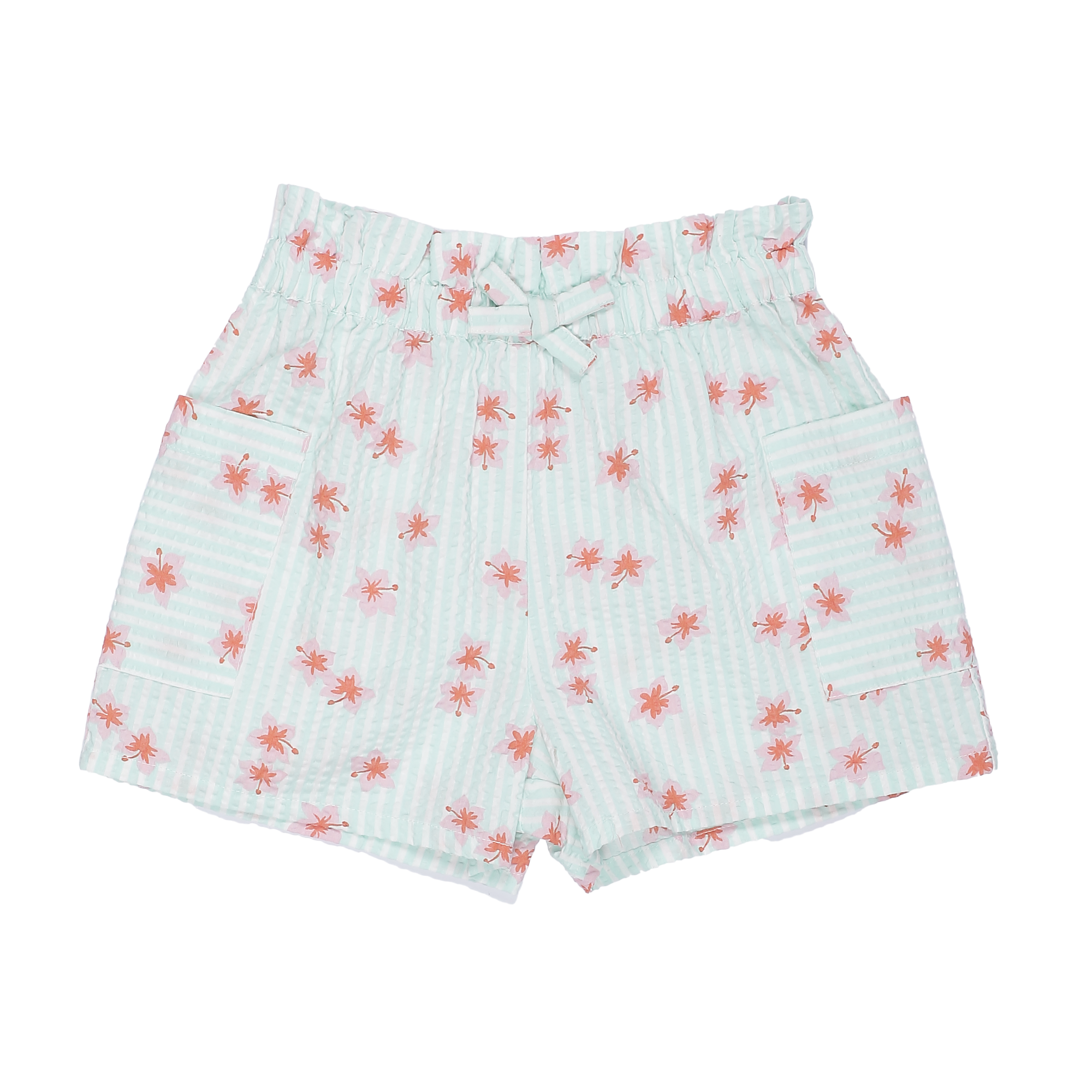 Short taille élastique 3/6 ans - Bleu
