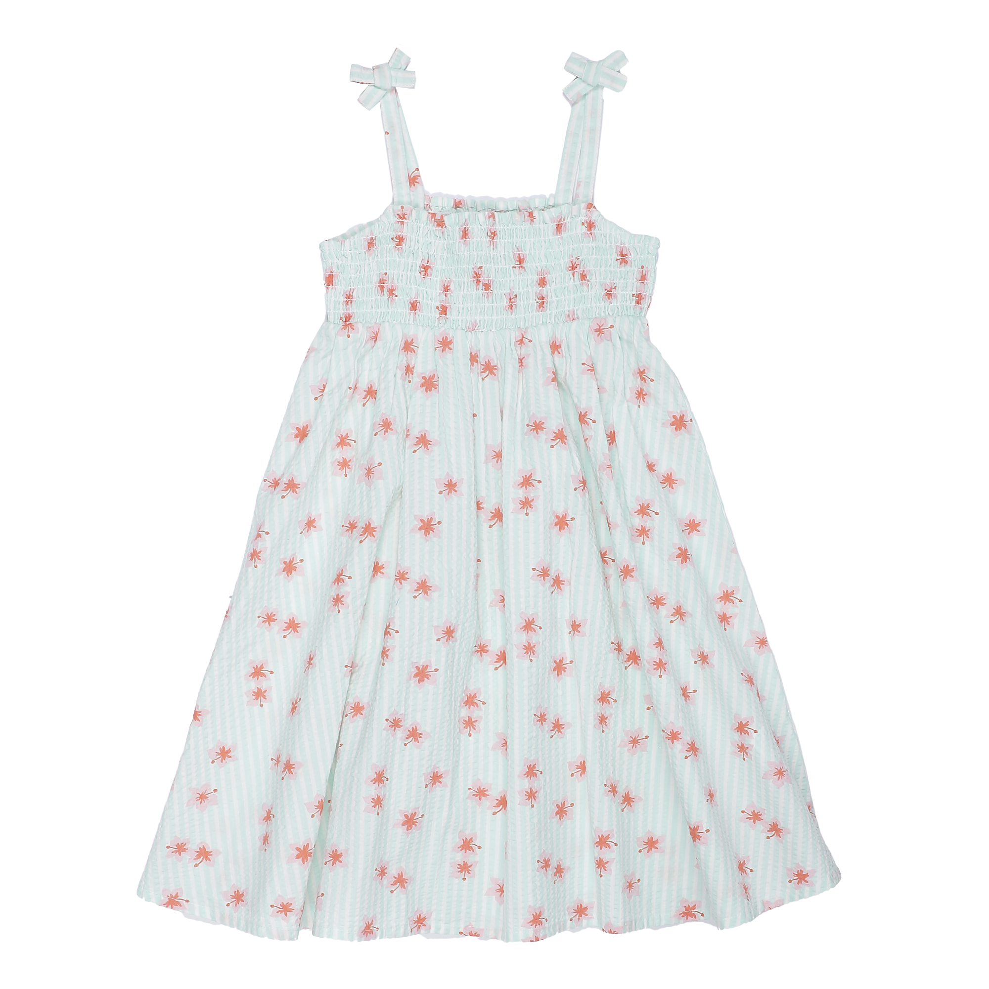 Robe à fines bretelles 3/6 ans - Vert