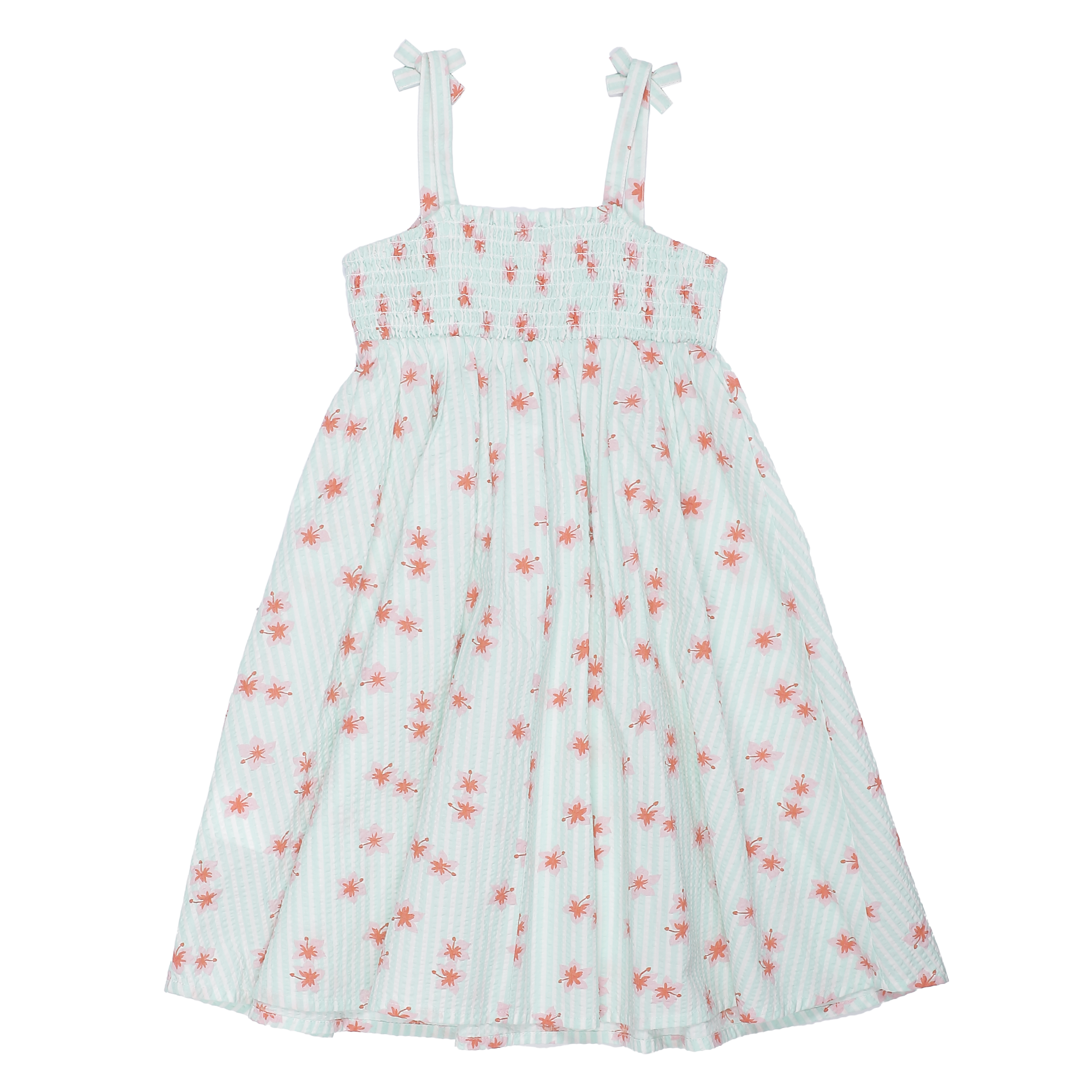 Robe à fines bretelles 3/6 ans - Vert