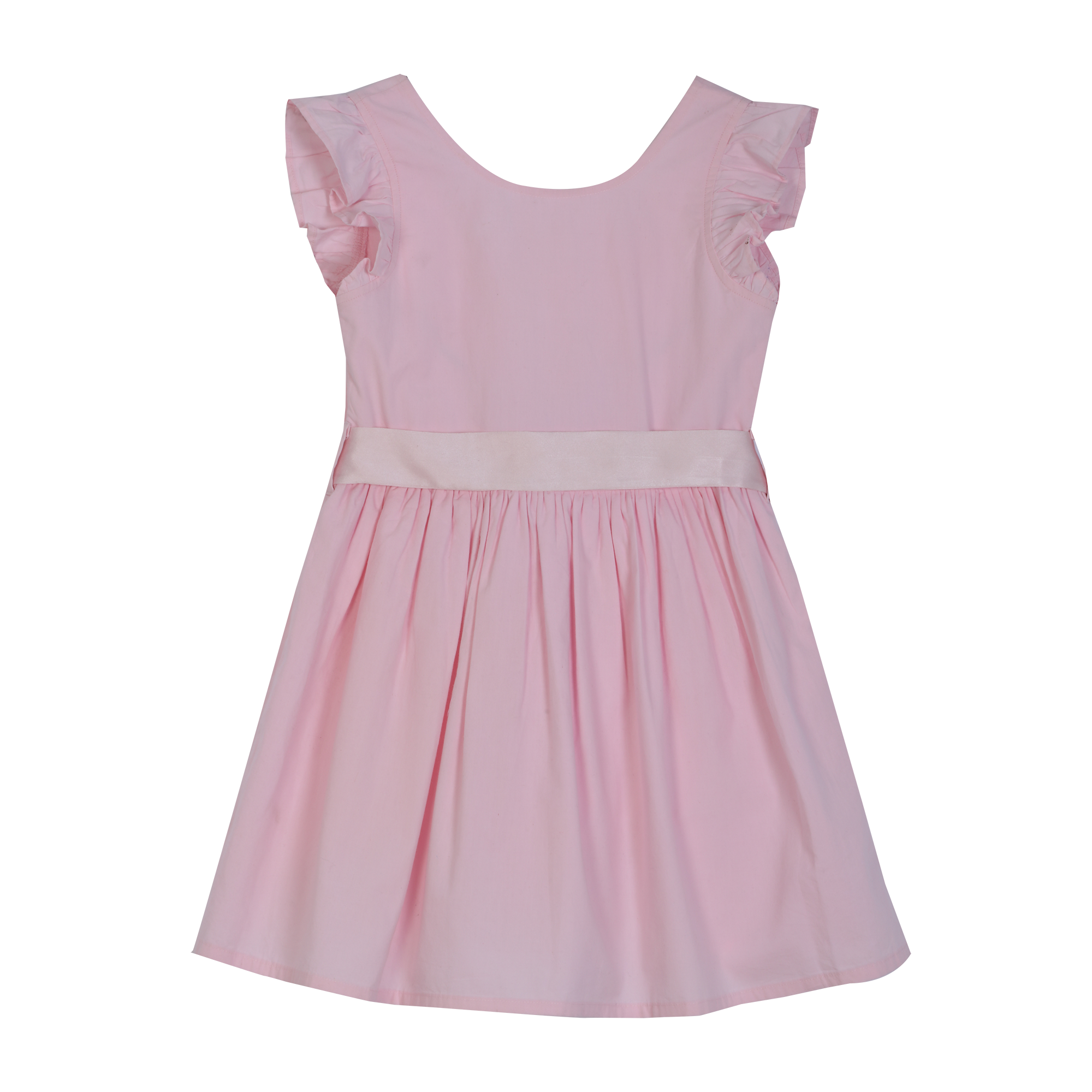 Robe de cérémonie avec nœud 3/6 ans - Rose