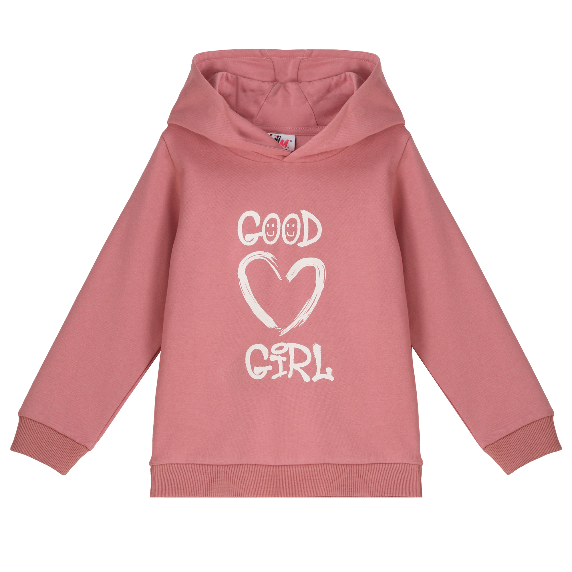 Sweat à capuche avec animation 3/12 ans - Beige