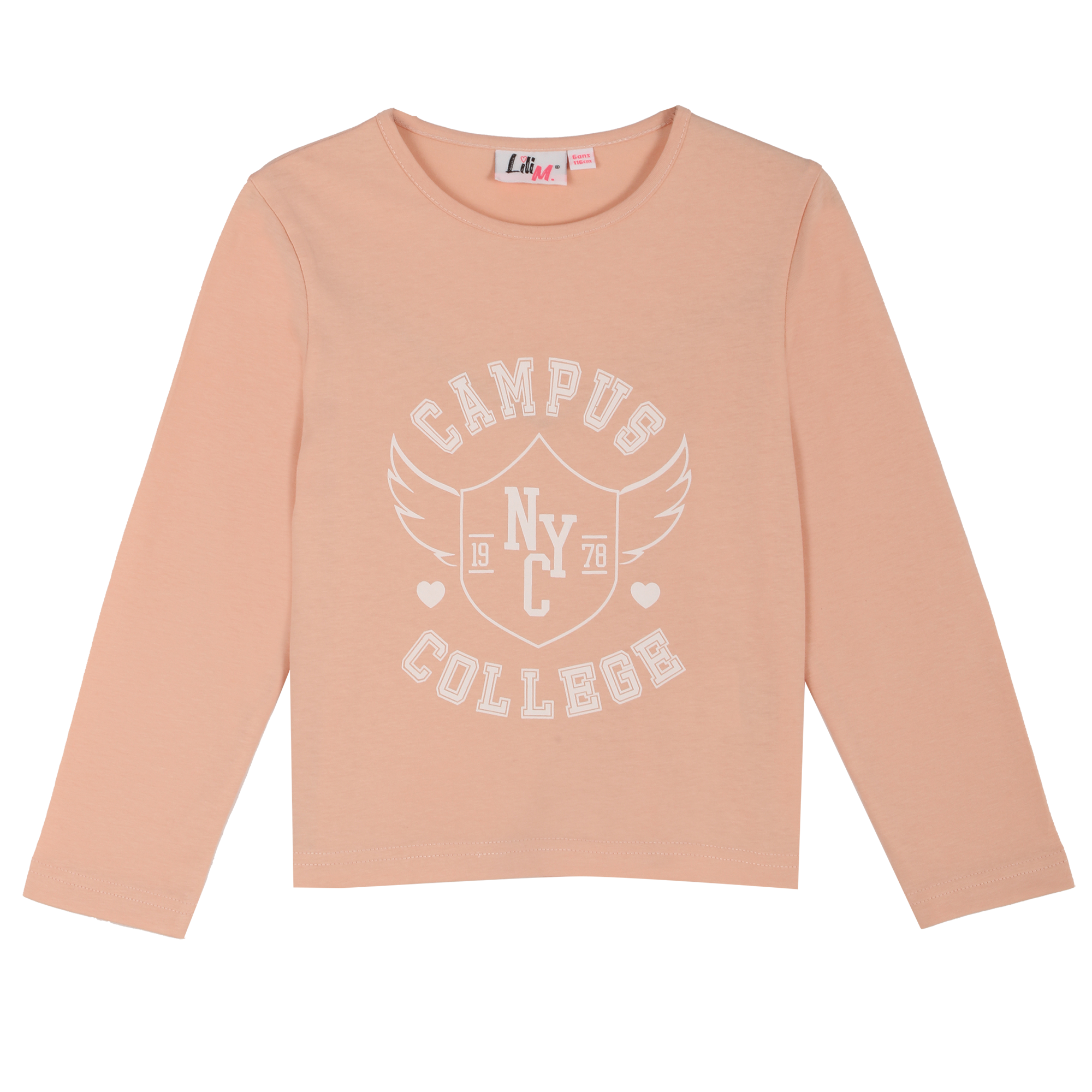 Pyjama en jersey 3/12 ans - Rose clair