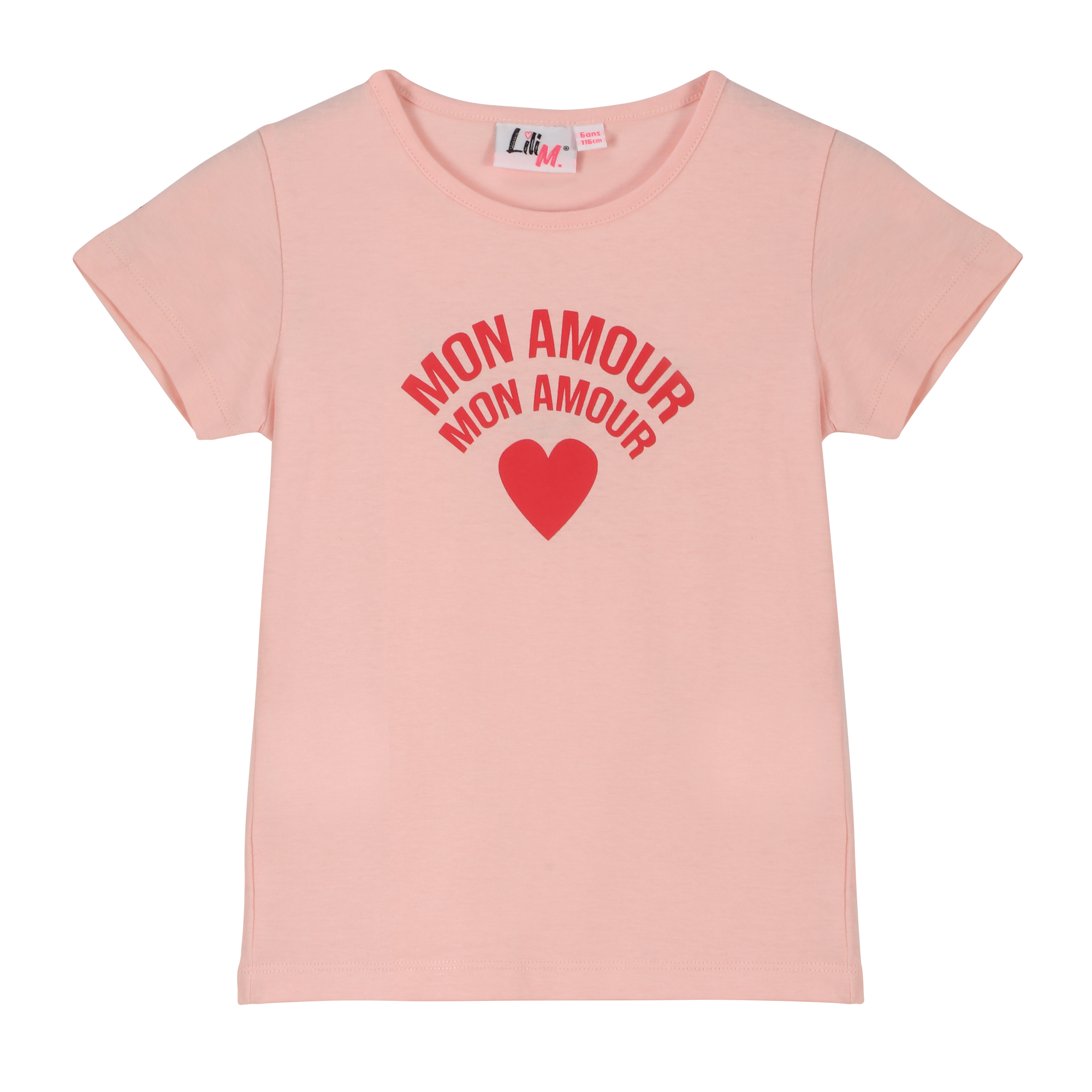 Tee-shirt manches courtes avec animation 3/12 ans - Violet