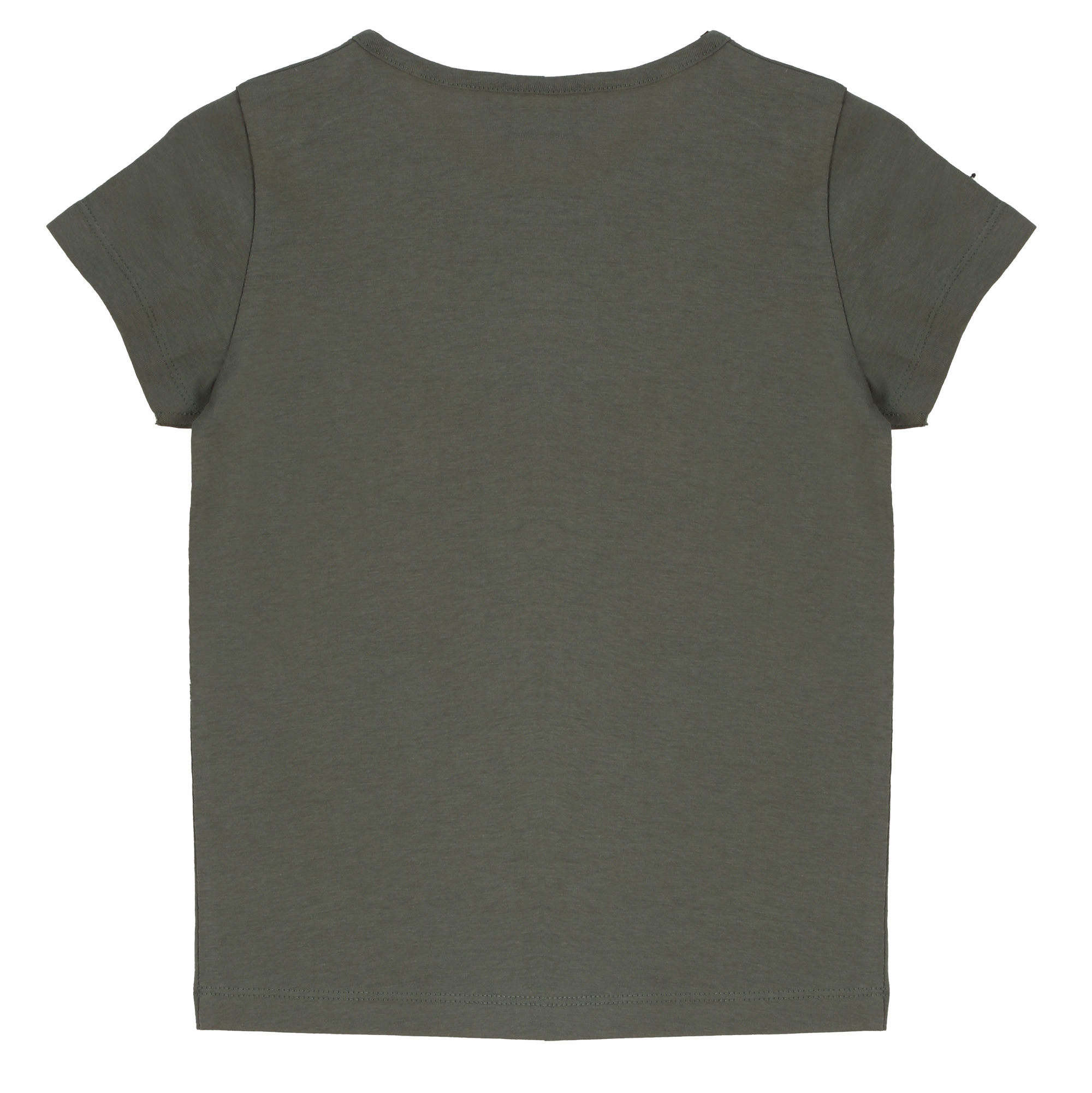 Tee-shirt manches courtes avec animation 3/12 ans - Kaki