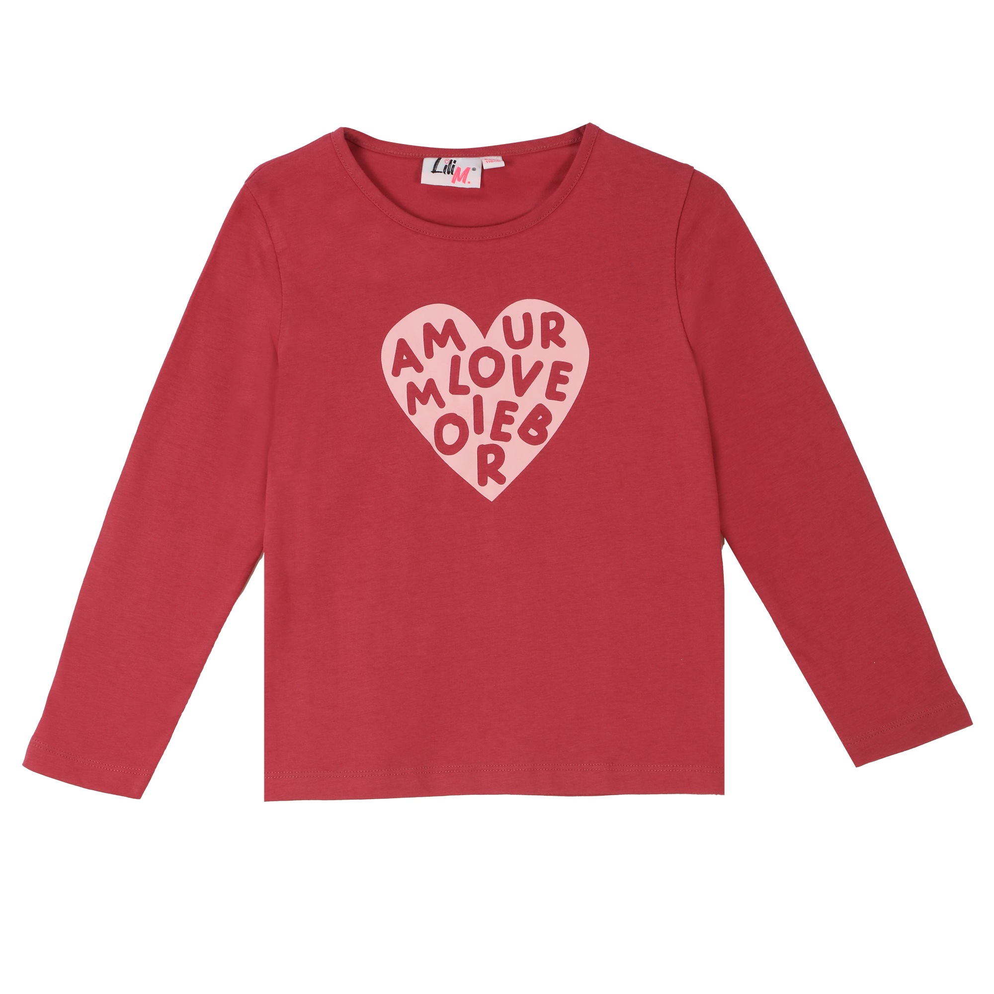 Tee-shirt manches longues avec animation 3/12 ans - Beige