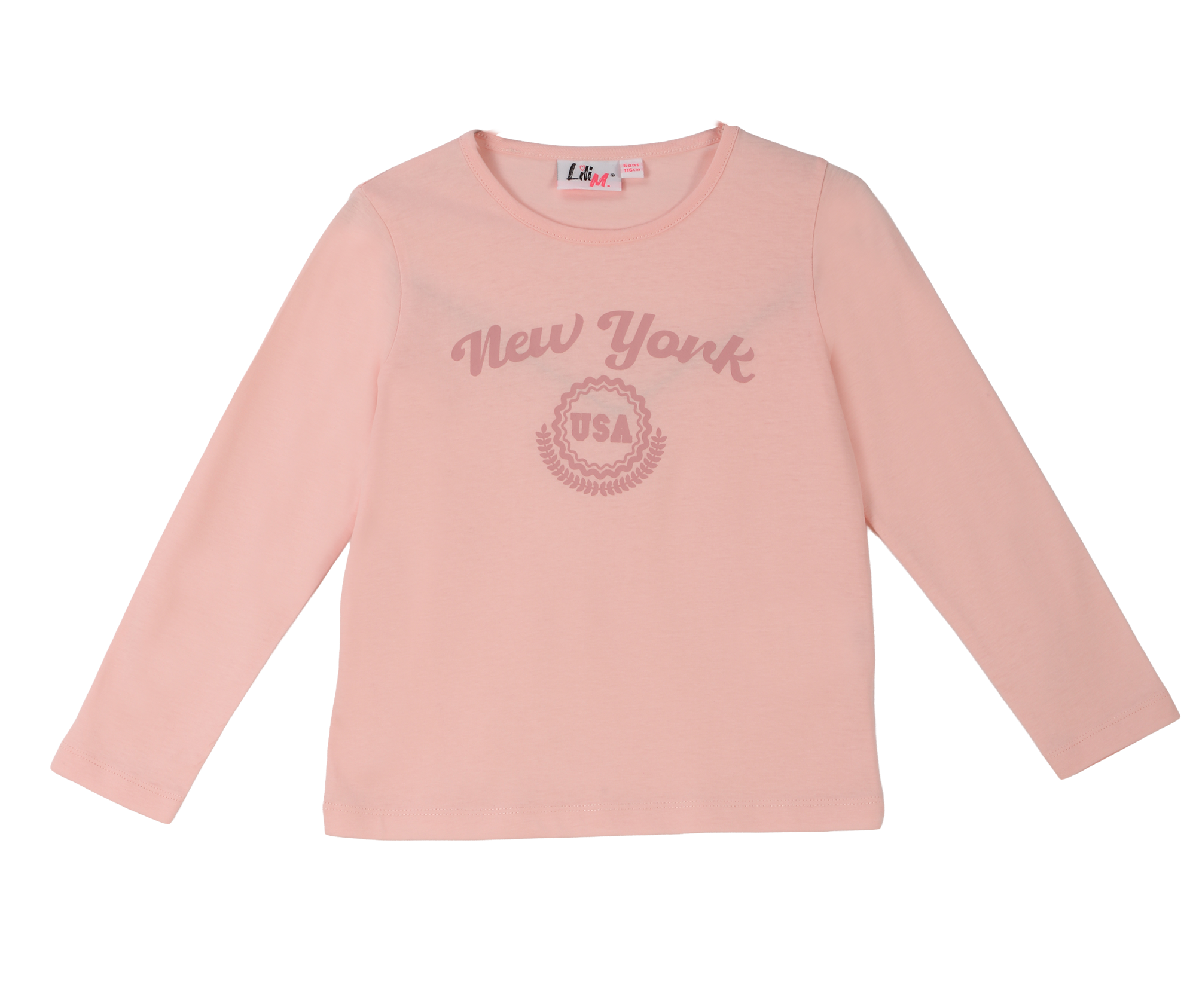 Tee-shirt manches longues avec animation 3/12 ans - Bleu foncé