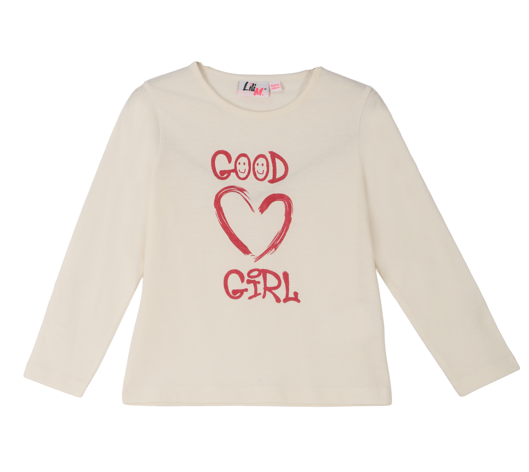 Tee-shirt manches longues avec animation 3/12 ans - Bleu foncé