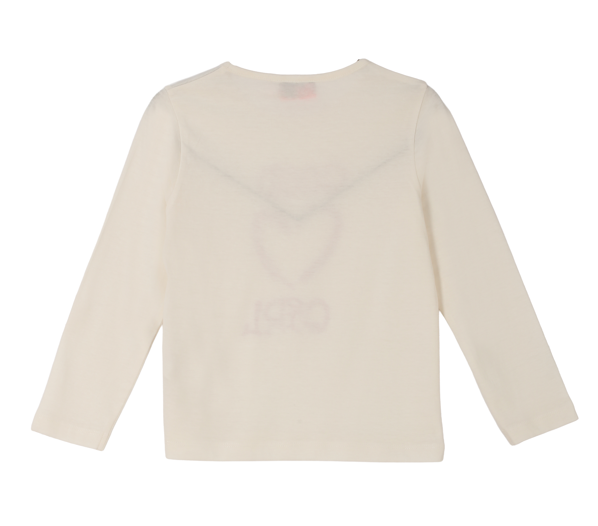 Tee-shirt manches longues avec animation 3/12 ans - Beige