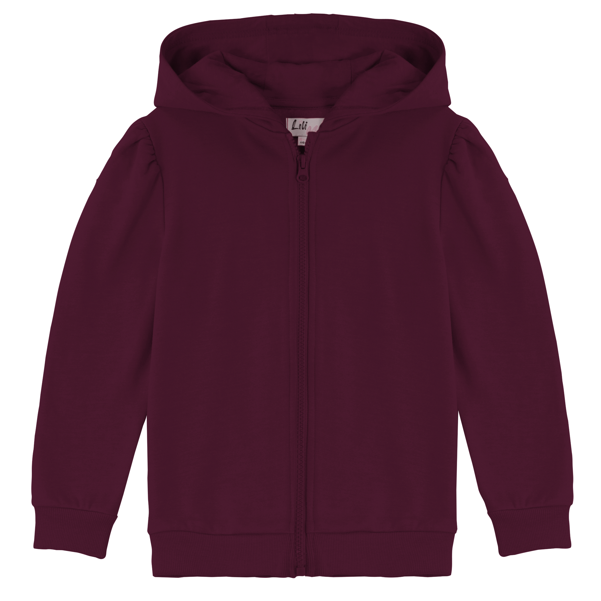 Sweat zippé à capuche 3/12 ans - Violet