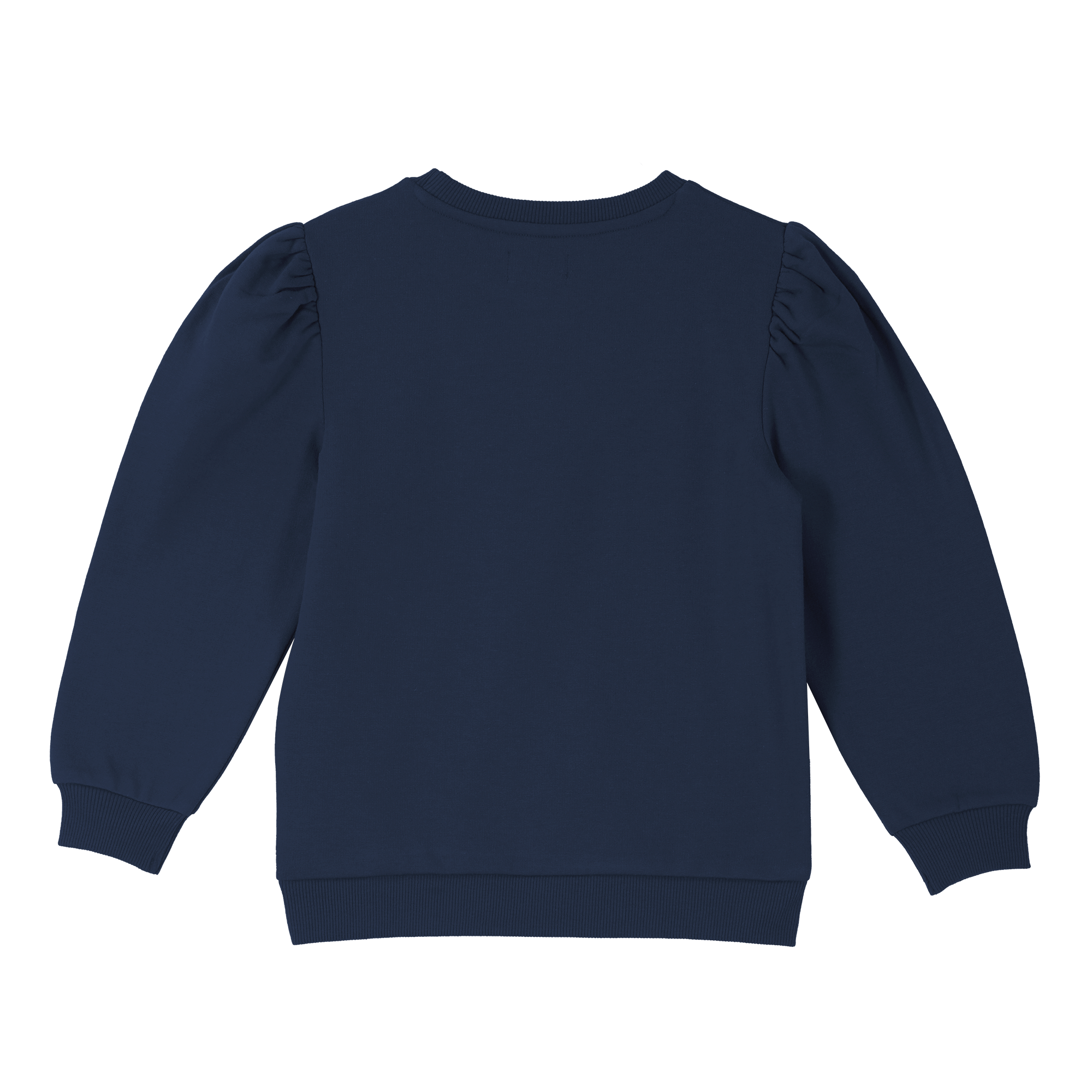 Sweat col rond avec animation 3/12 ans - Bleu foncé