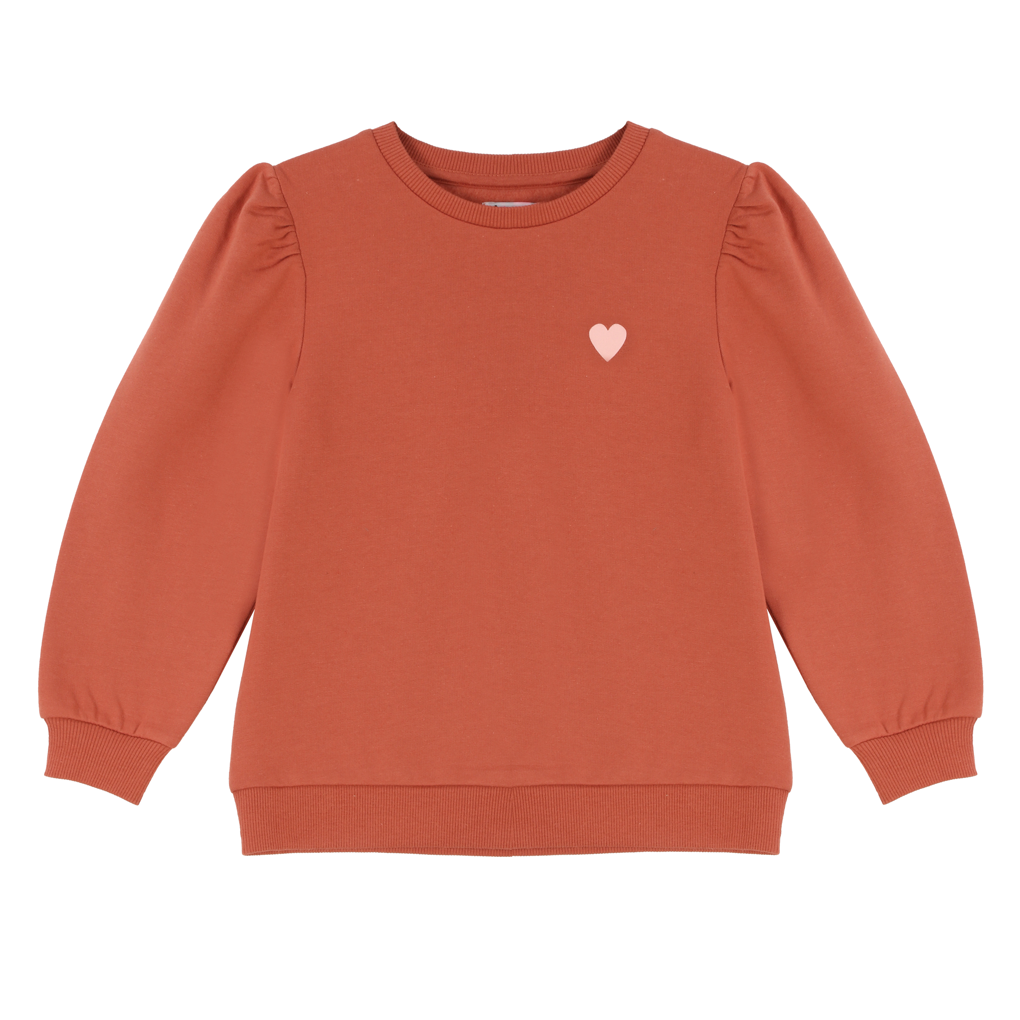 Sweat col rond avec animation 3/12 ans - Jaune