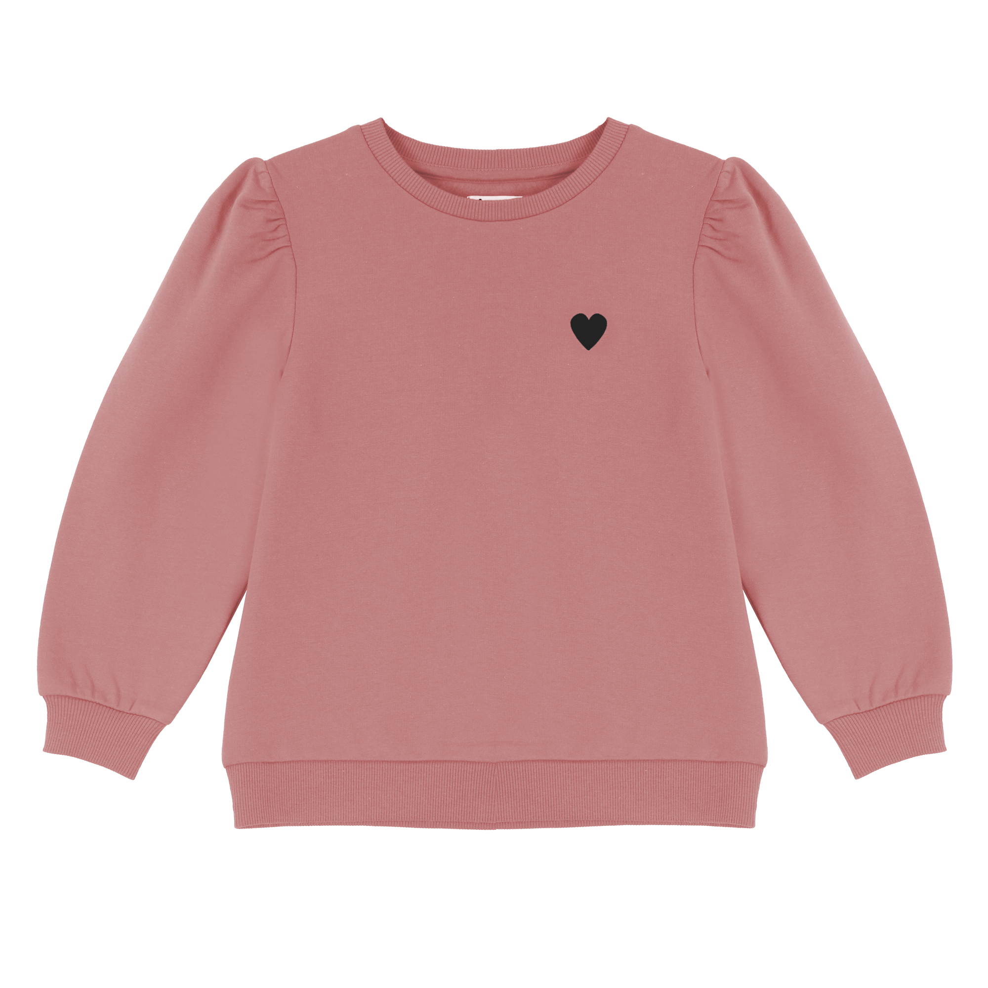 Sweat col rond avec animation 3/12 ans - Rose