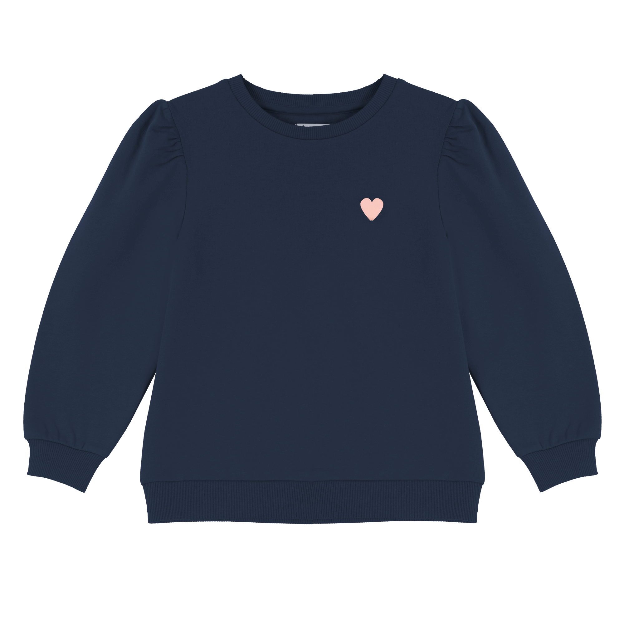Sweat col rond avec animation 3/12 ans - Bleu foncé