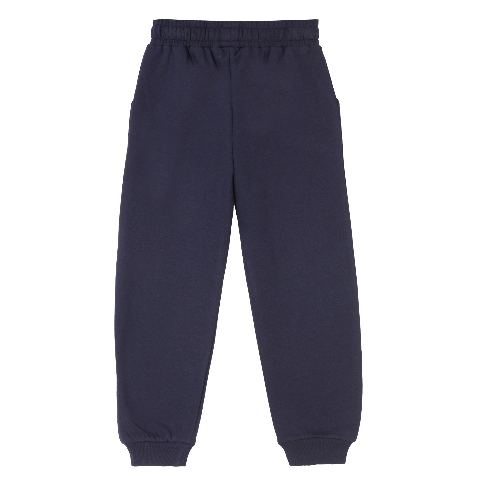 Bas de jogging avec cordons 3/12 ans - Bleu foncé