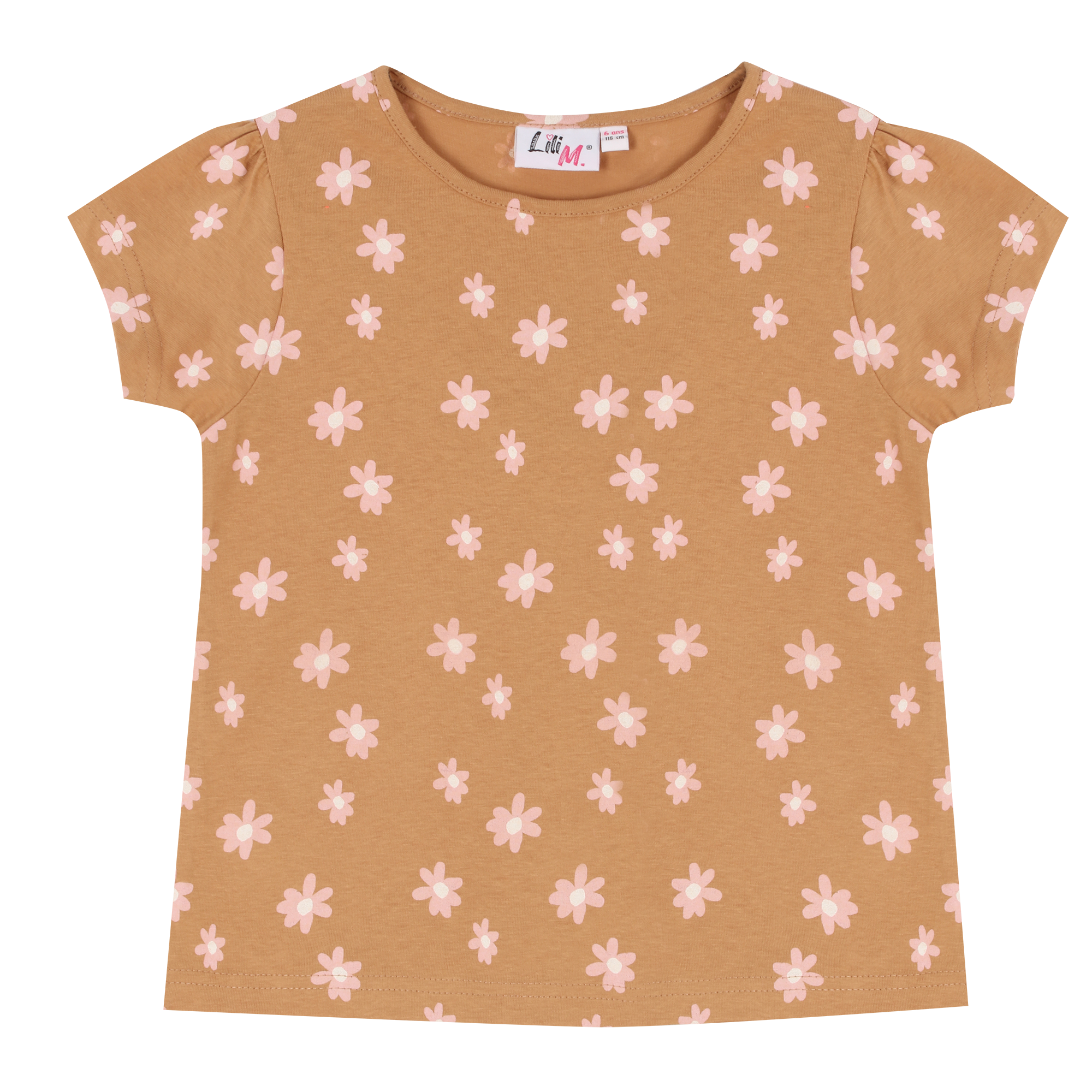 Lot de 2 tee-shirts manches courtes avec animation 3/12 ans - Rose