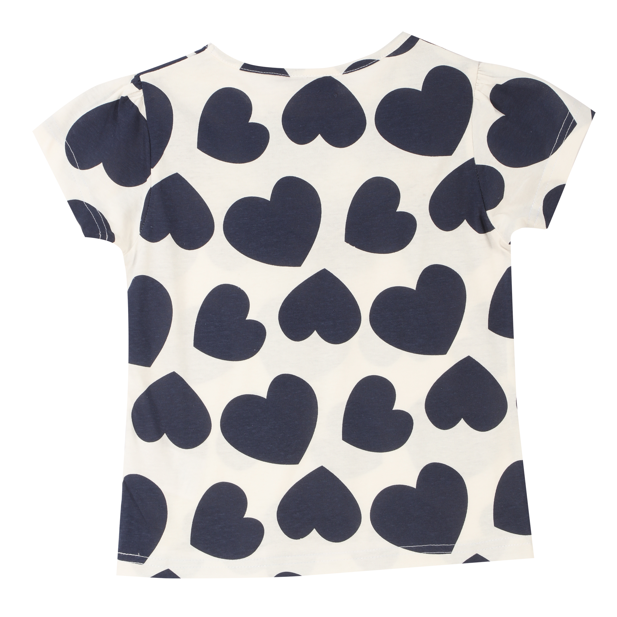 Lot de 2 tee-shirts manches courtes avec animation 3/12 ans - Bleu foncé