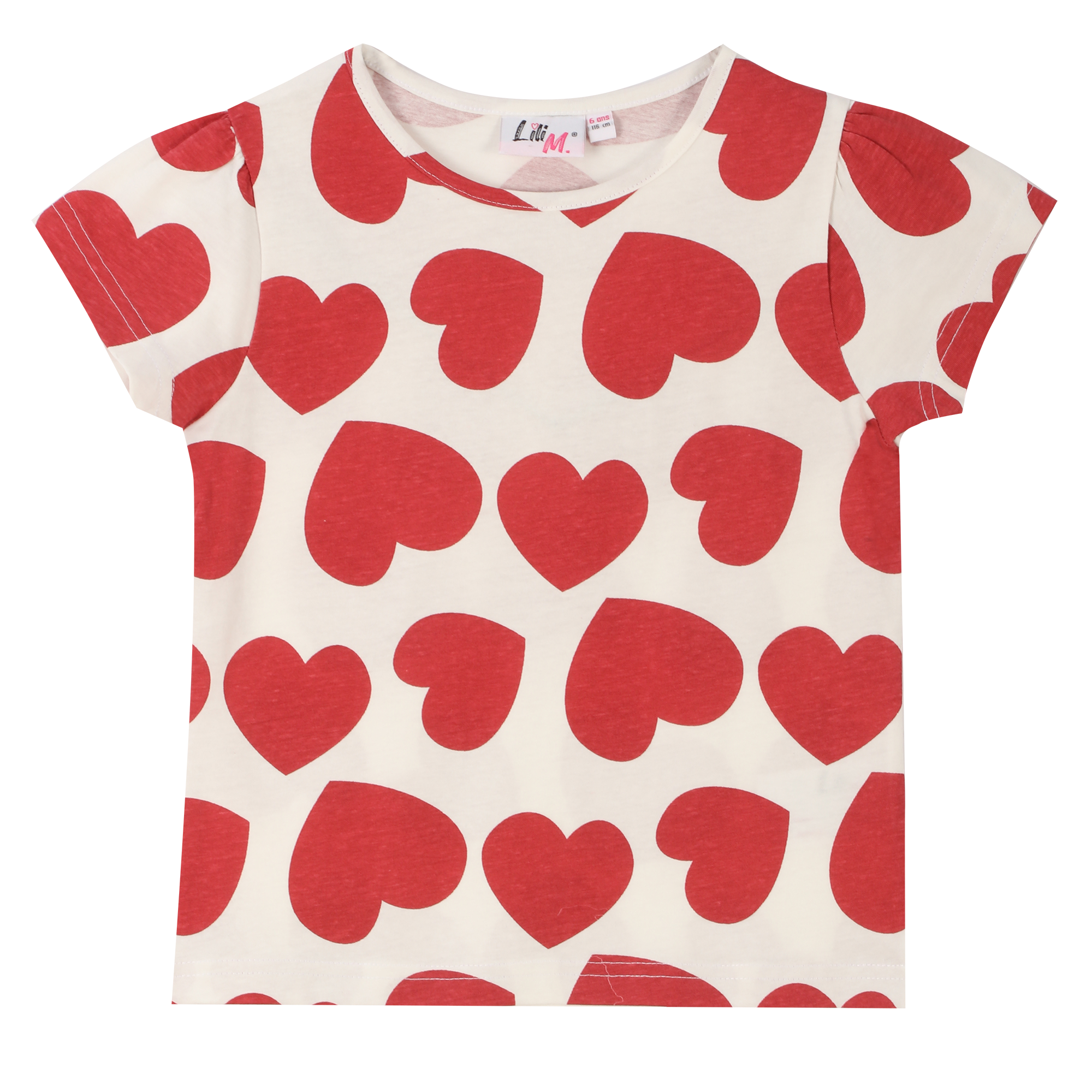 Lot de 2 tee-shirts manches courtes avec animation 3/12 ans - Blanc