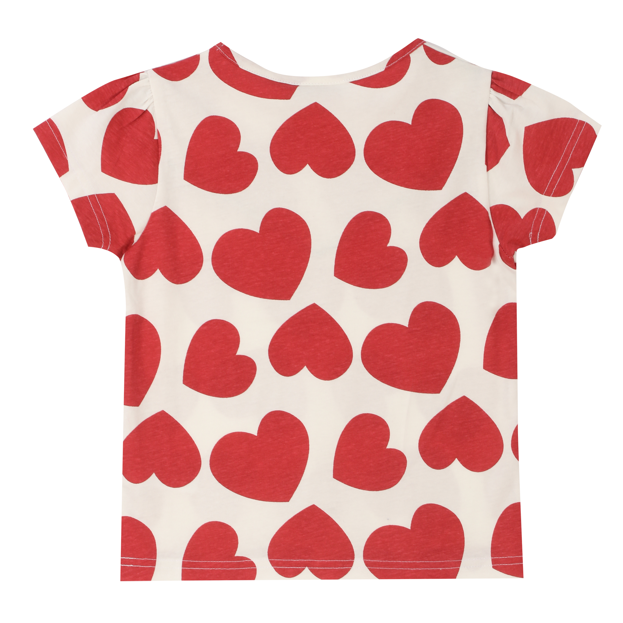 Lot de 2 tee-shirts manches courtes avec animation 3/12 ans - Blanc