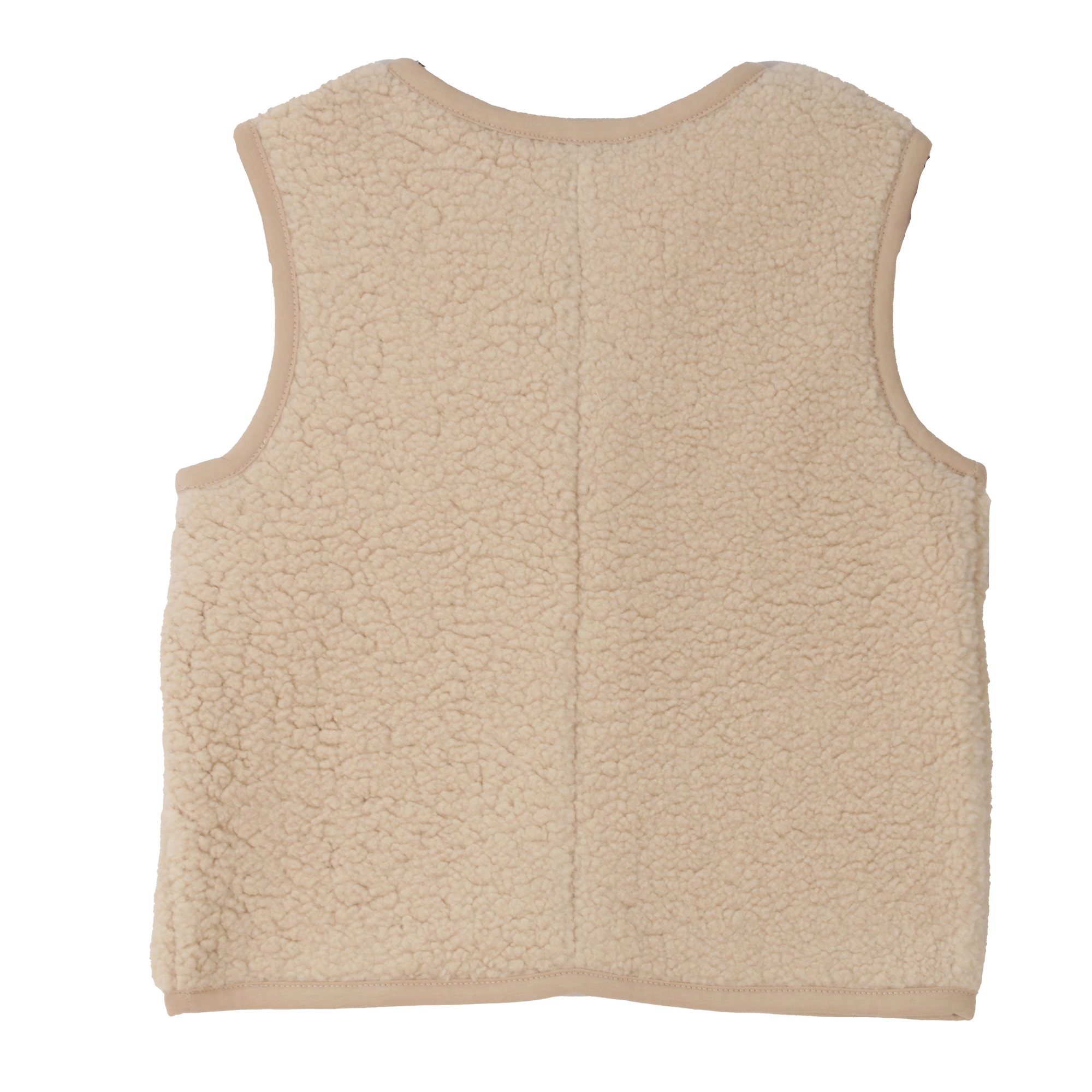 Veste sans manches sherpa 3/12 ans - Beige