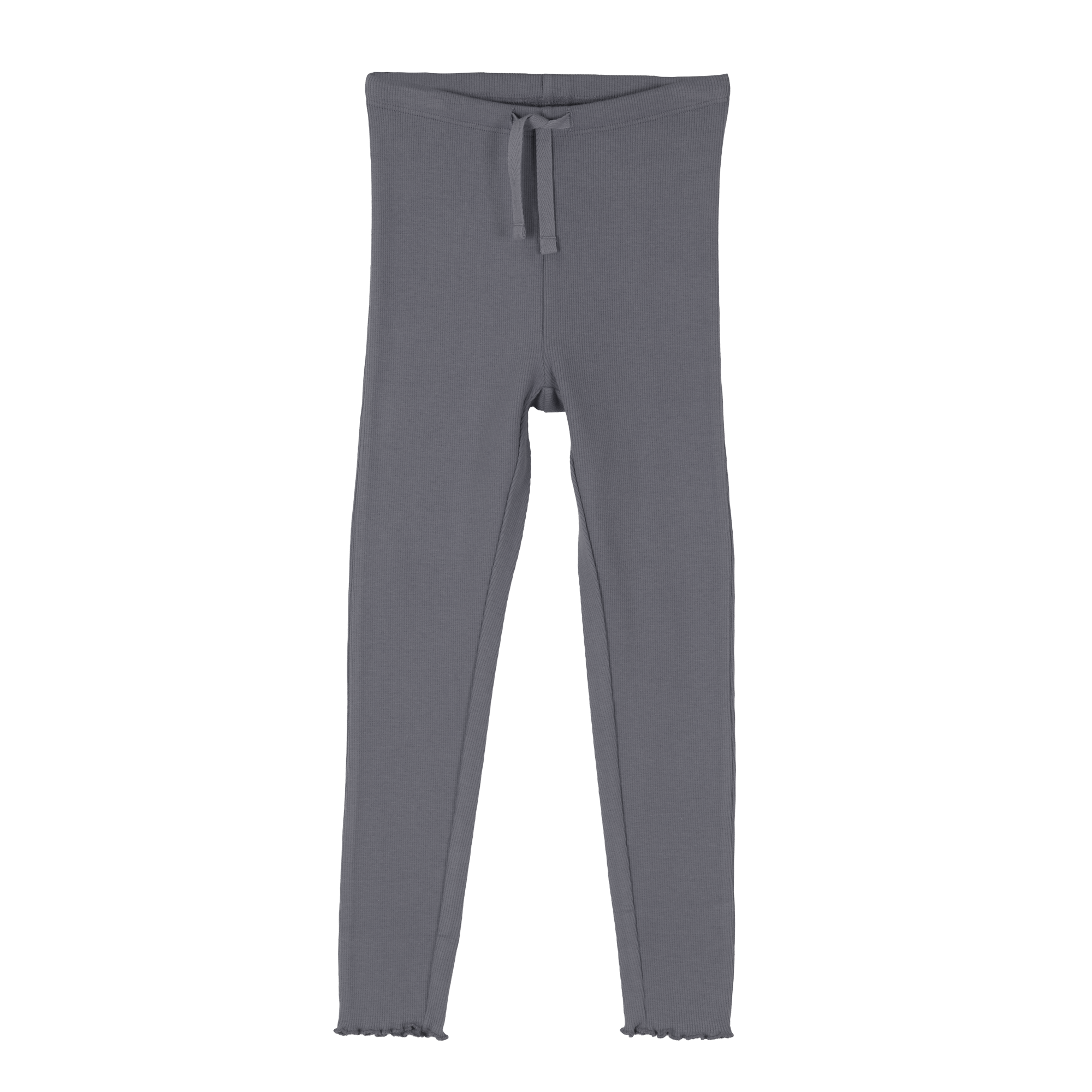 Legging droit côtelé 3/12 ans - Blanc