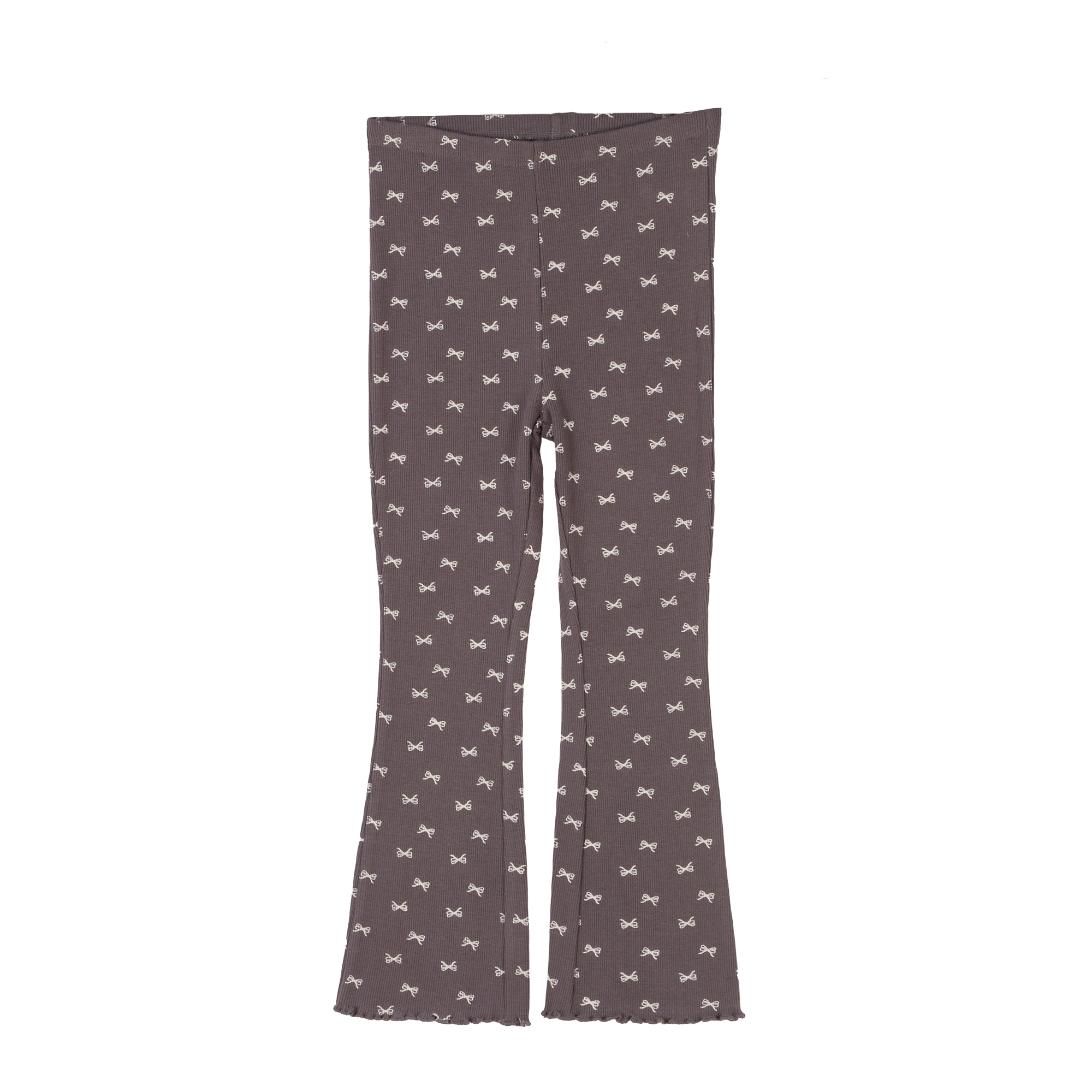Legging droit côtelé 3/12 ans - Rose