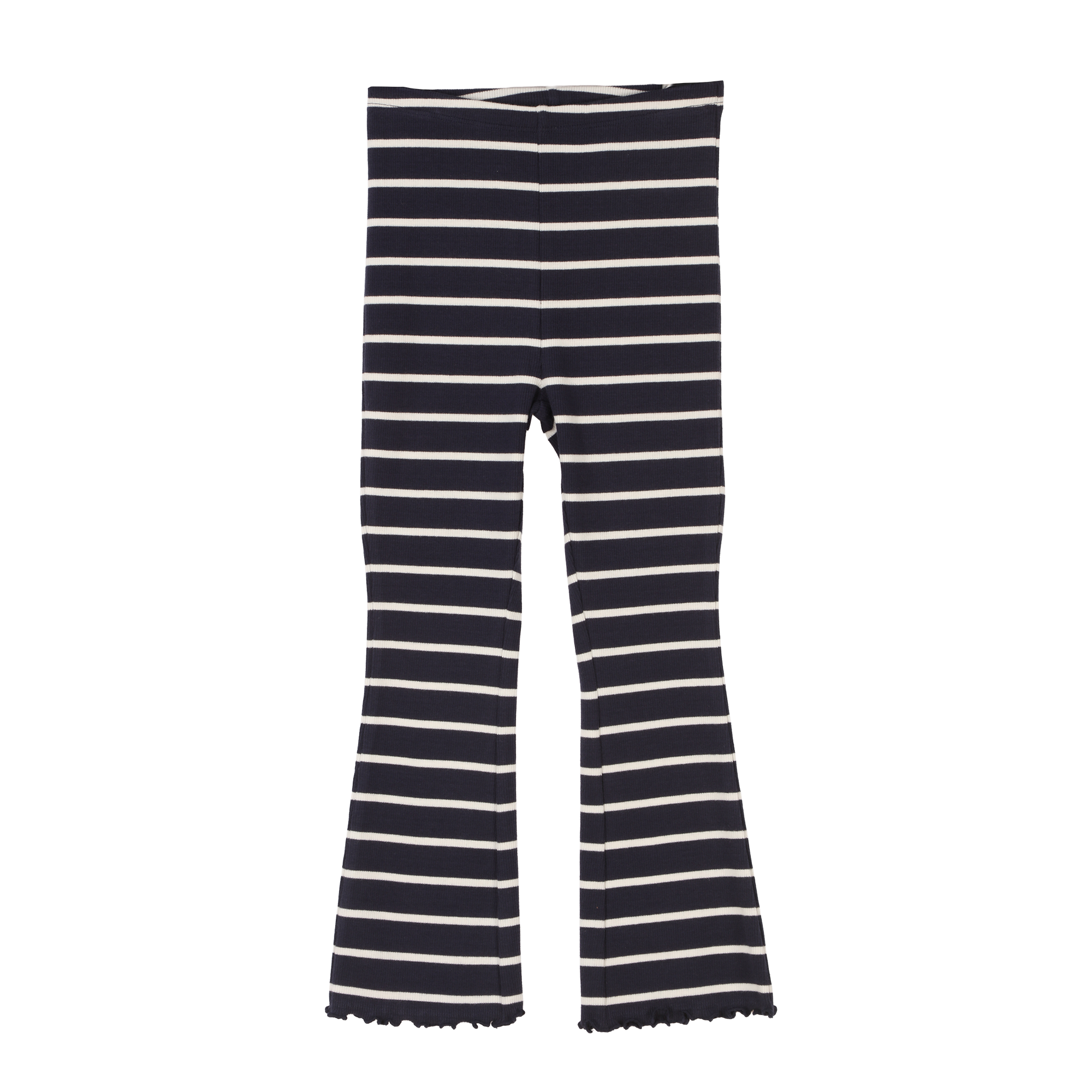 Legging droit côtelé 3/12 ans - Rose