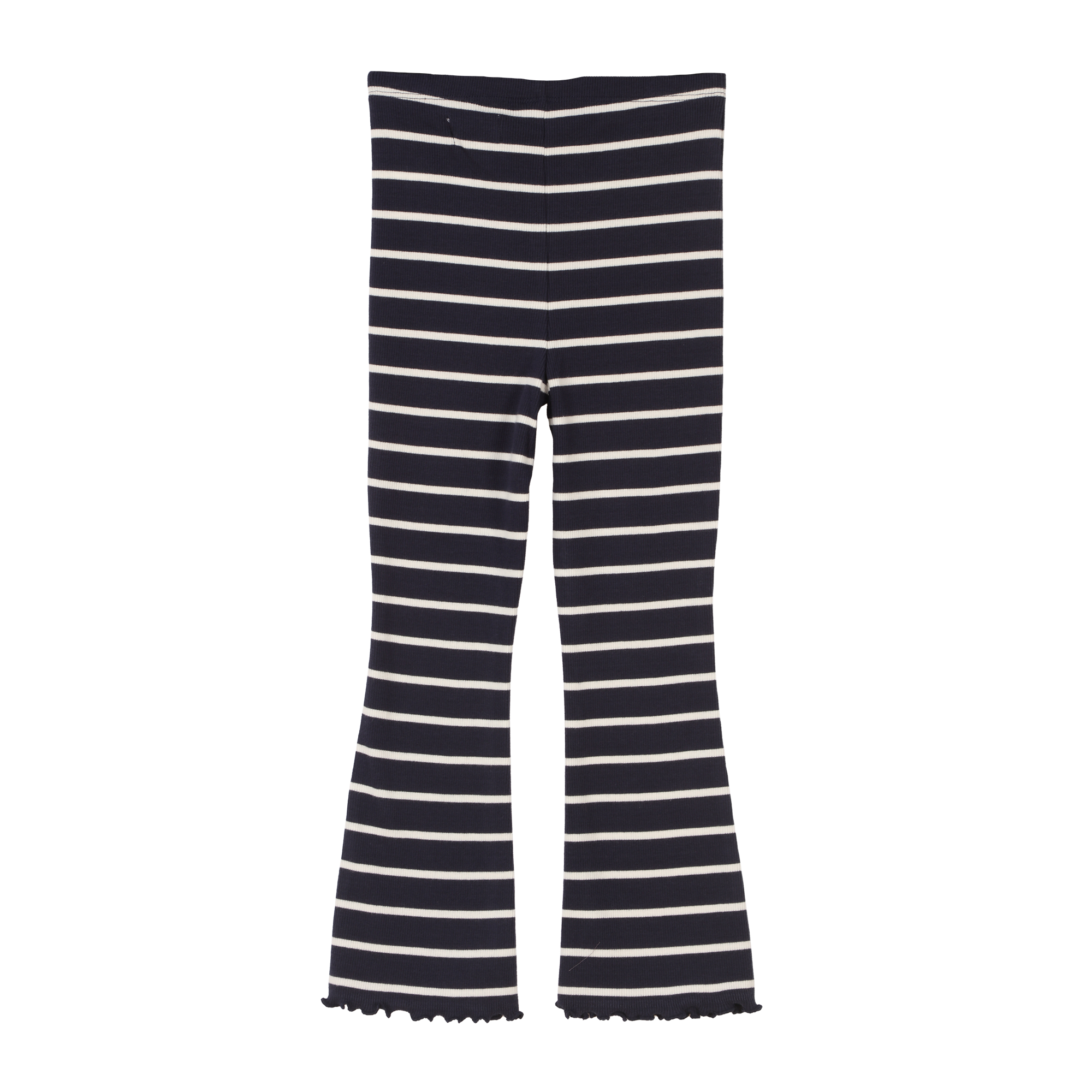 Legging droit côtelé 3/12 ans - Noir