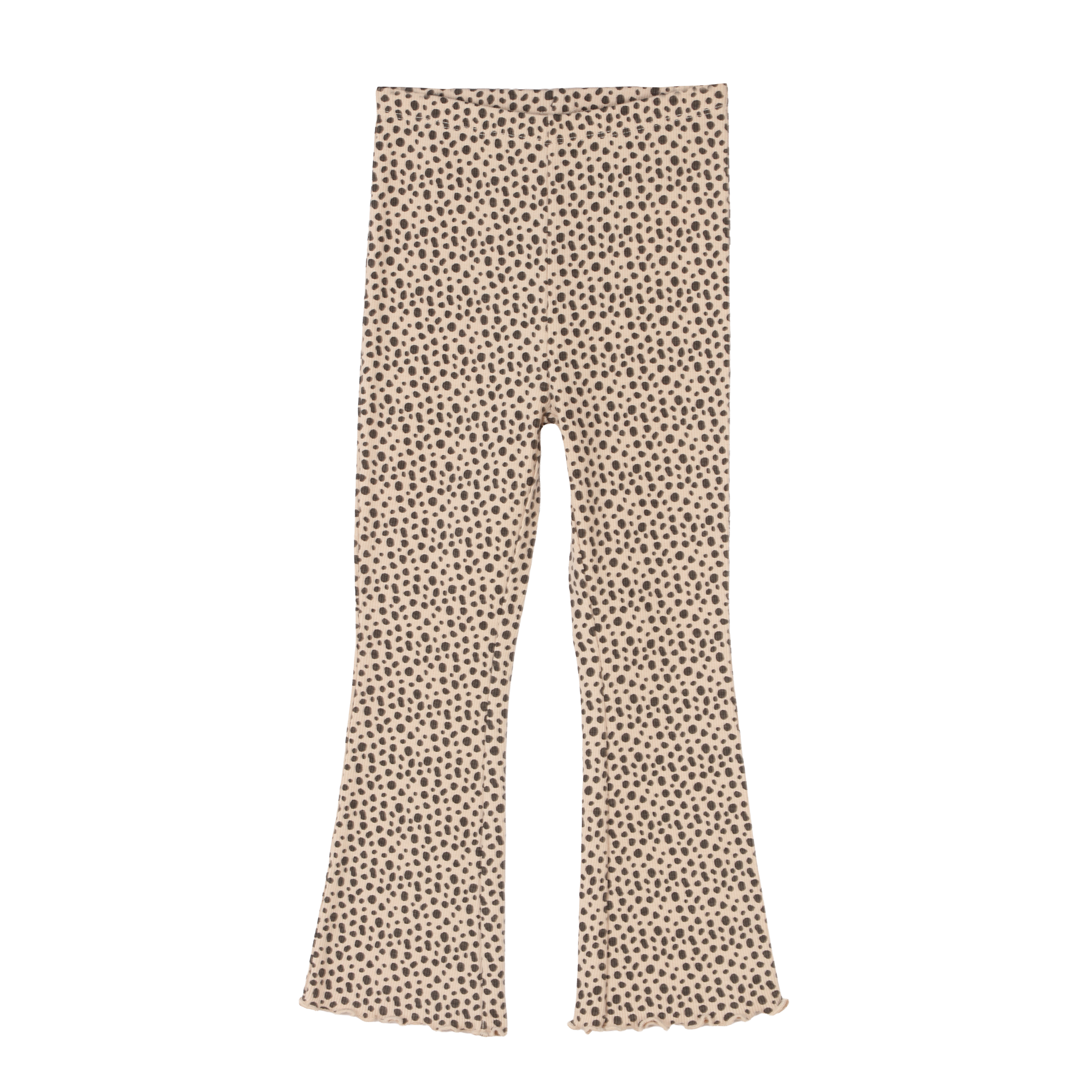 Legging droit côtelé 3/12 ans - Gris