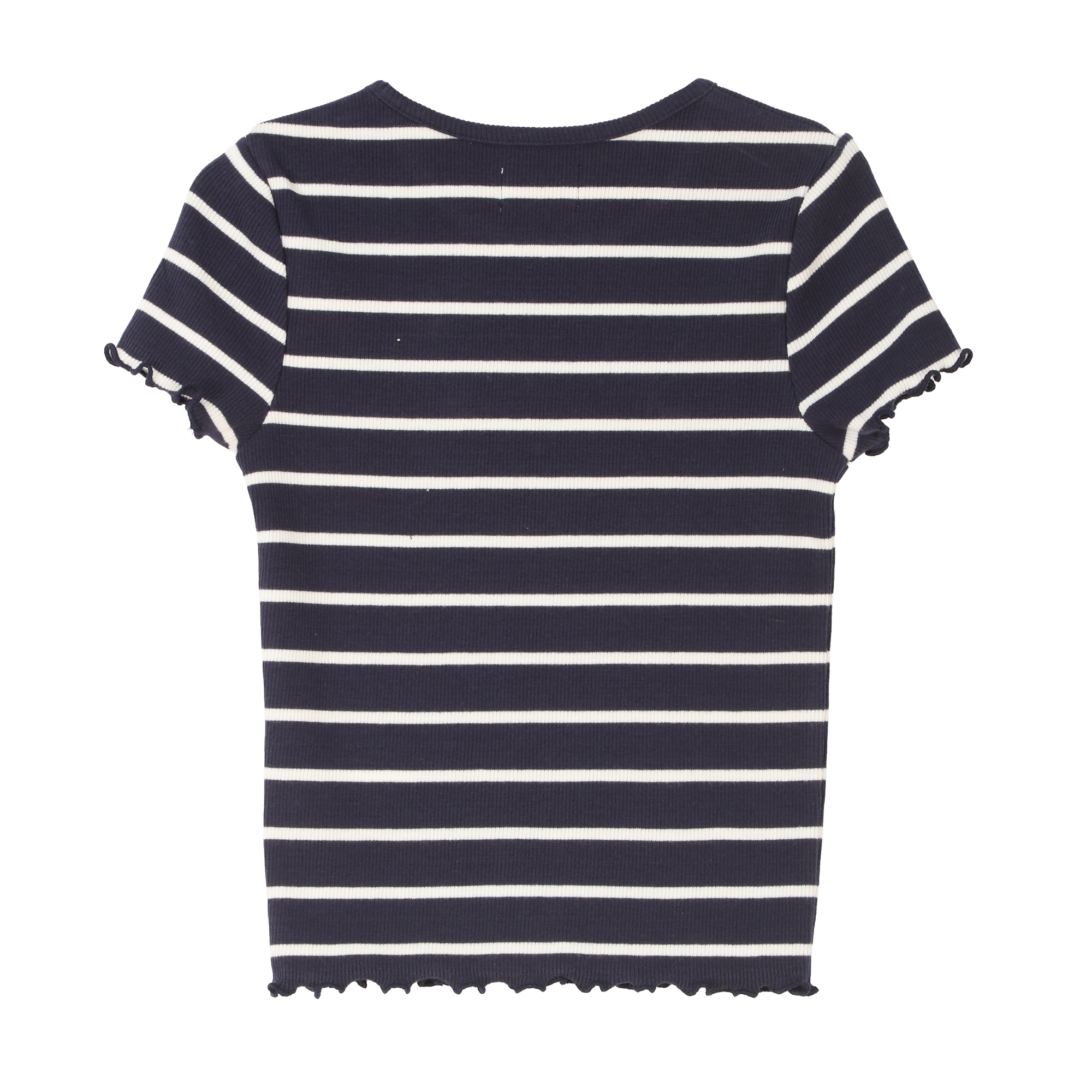 Tee-shirt manches courtes côtelé 3/12 ans - Rose