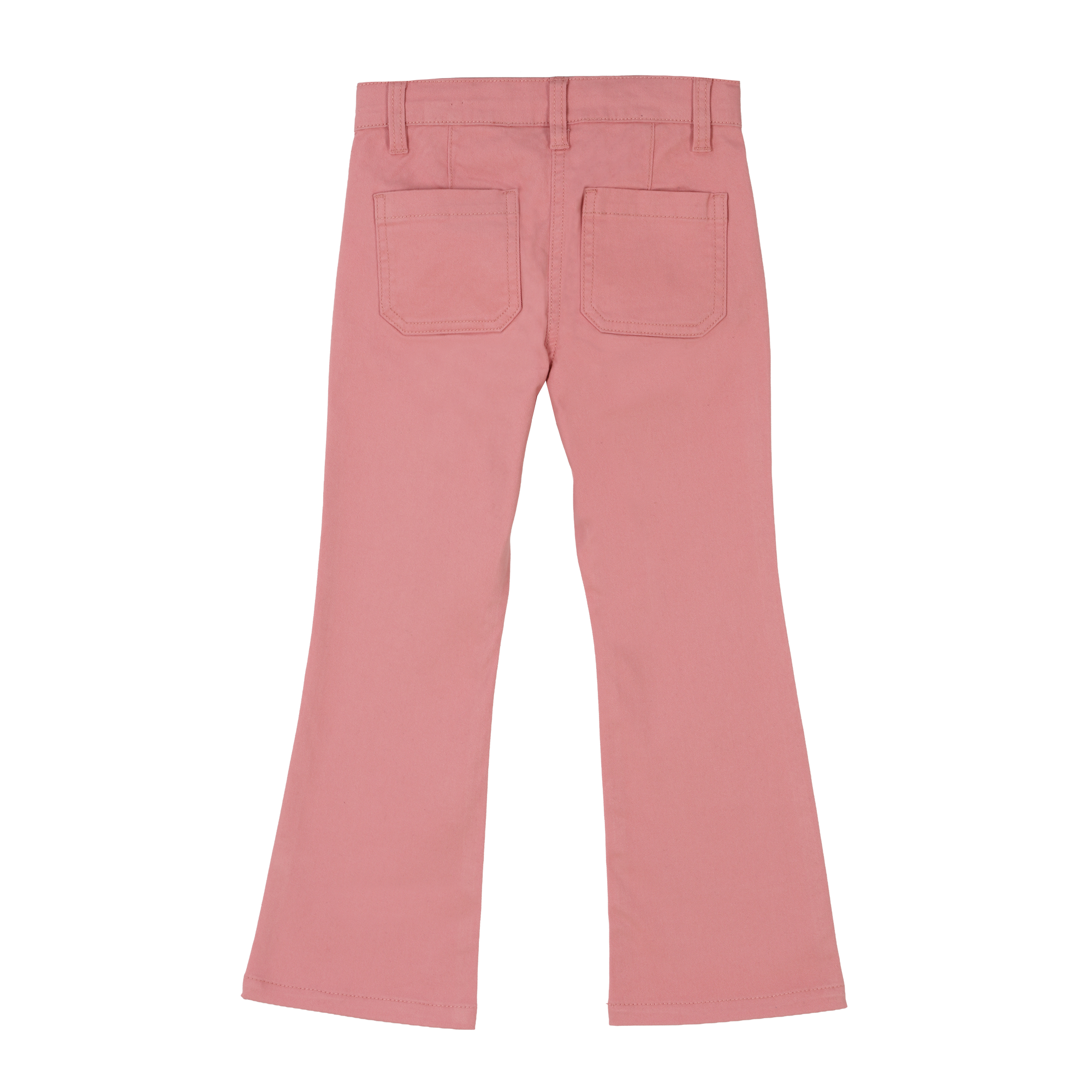 Pantalon flare 3/12 ans - Rose