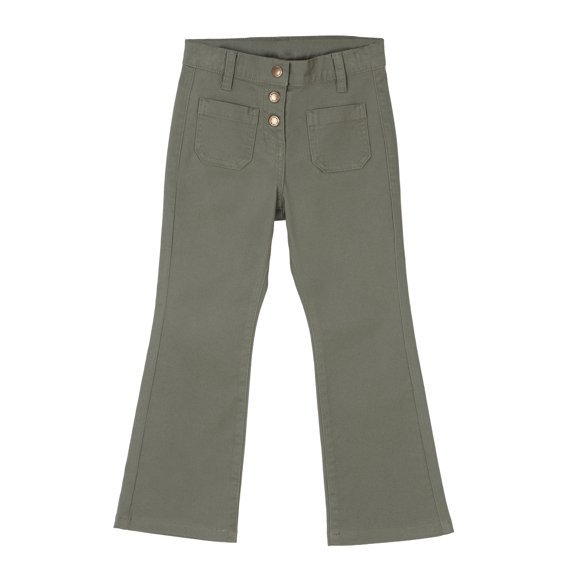 Pantalon flare 3/12 ans - Rose