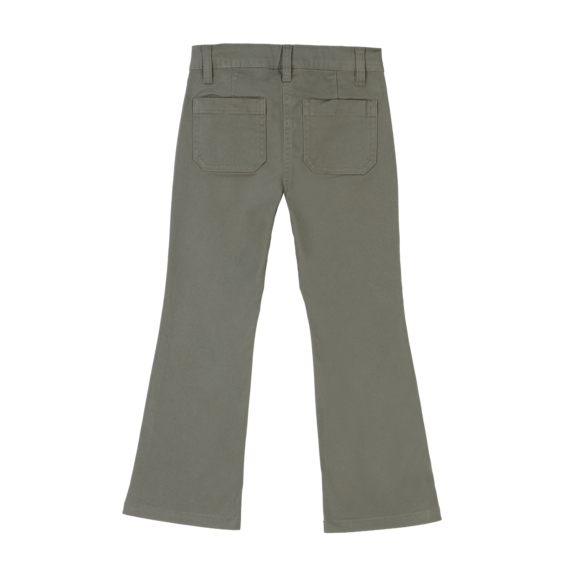 Pantalon flare 3/12 ans - Kaki