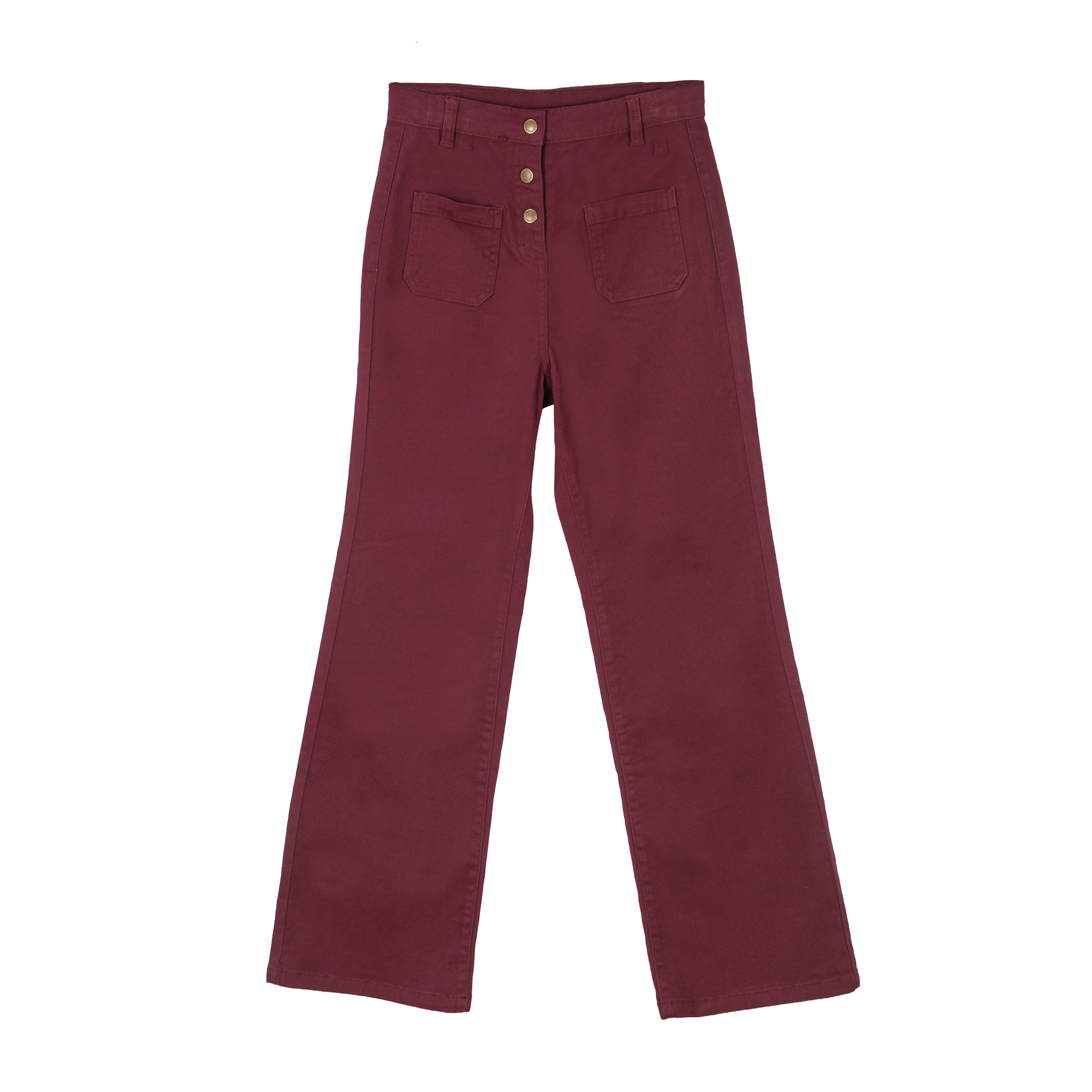Pantalon flare 3/12 ans - Kaki