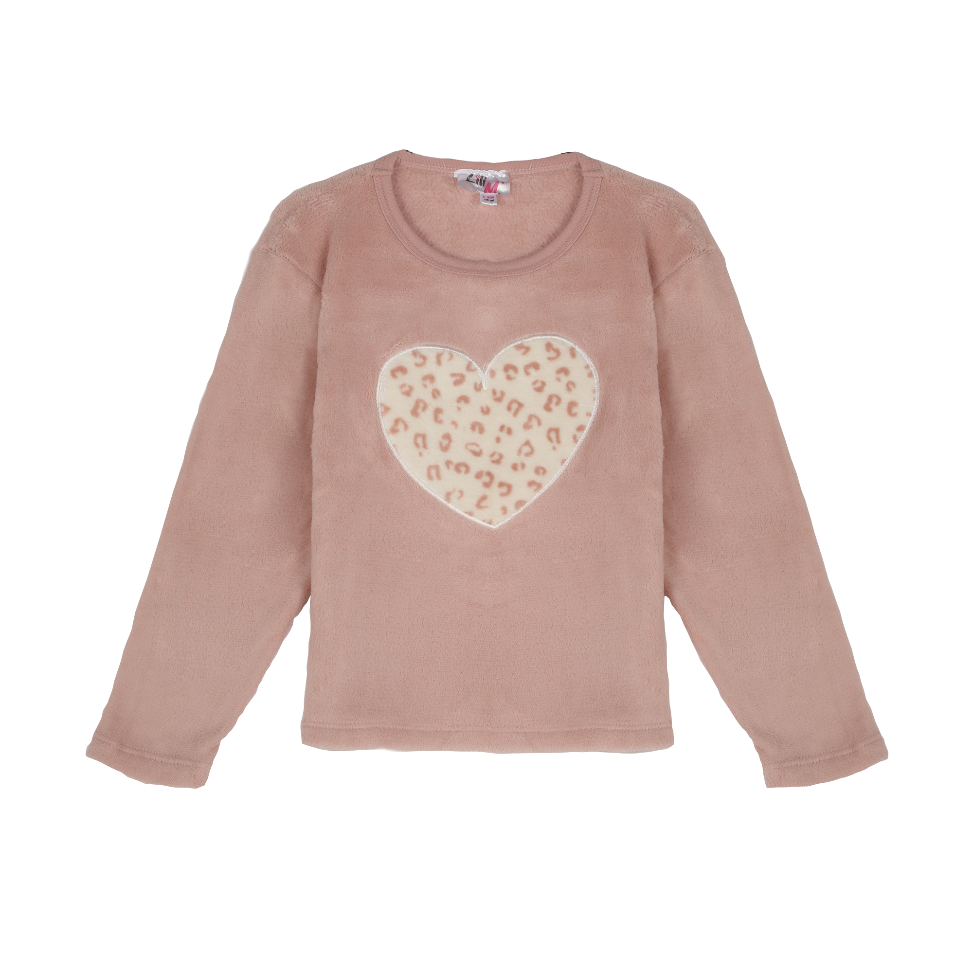 Pyjama coral fleece 3/12 ans - Rose