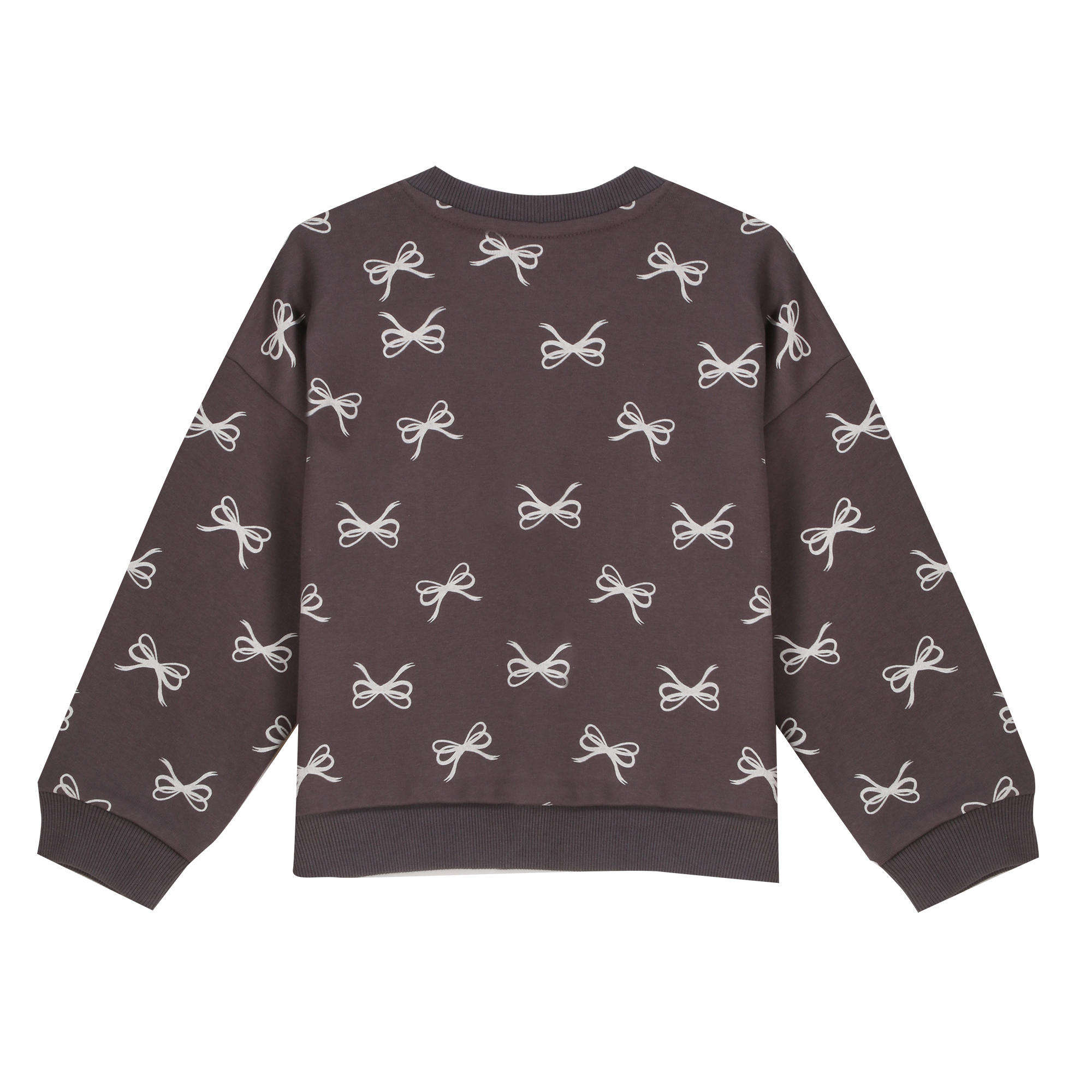 Sweat col rond imprimé 3/12 ans - Gris