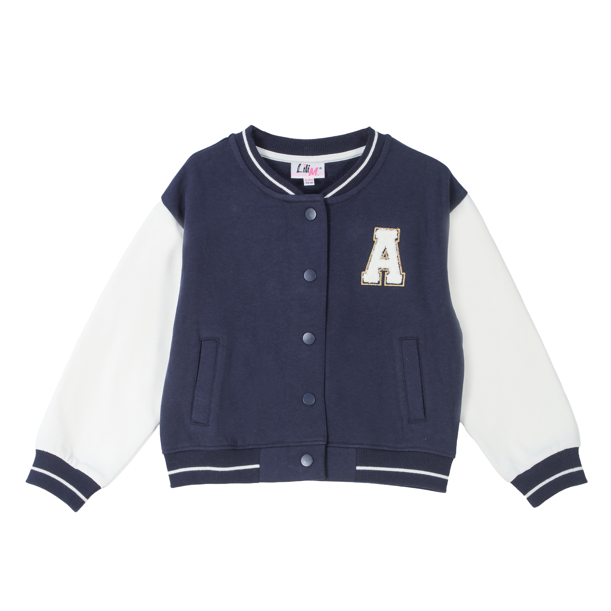 Veste Teddy 3/12 ans - Bleu foncé