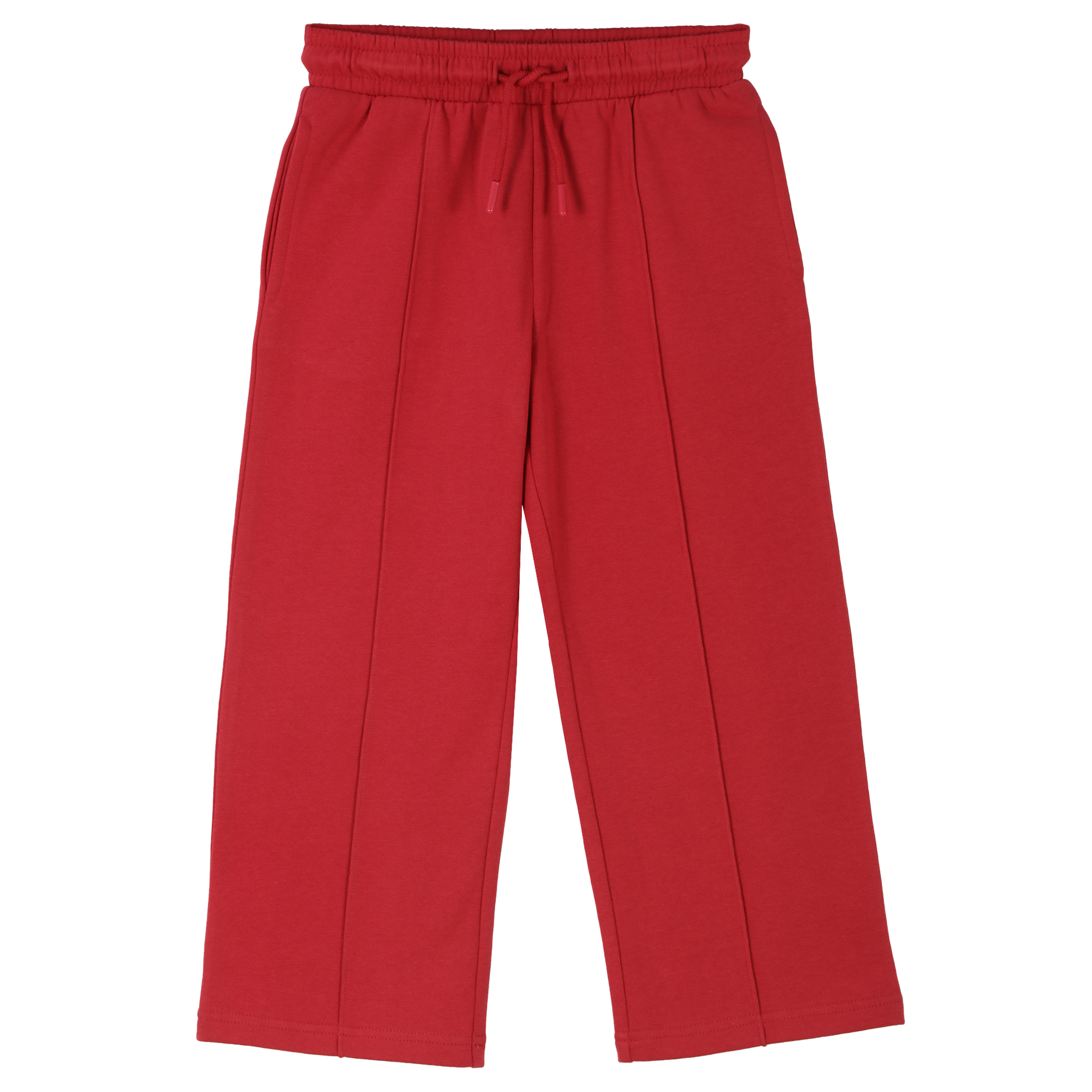 Bas de jogging avec cordons 3/12 ans - Rouge